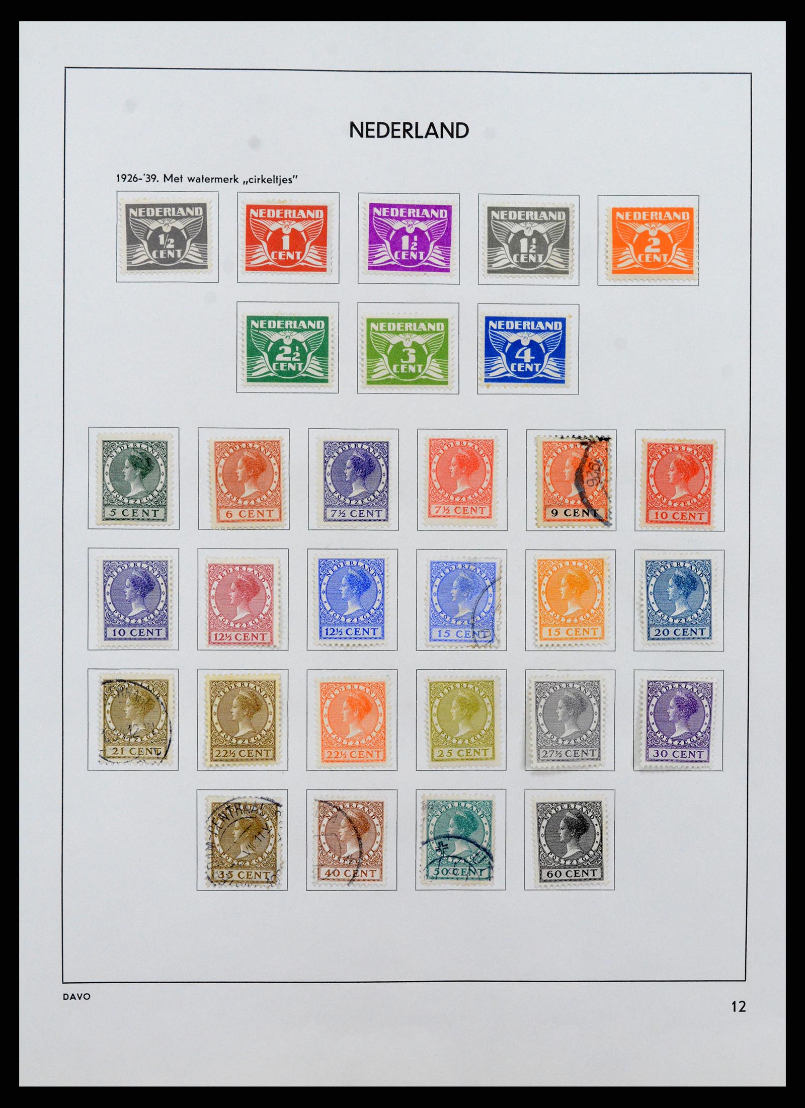 37713 012 - Postzegelverzameling 37713 Nederland 1864-1980.