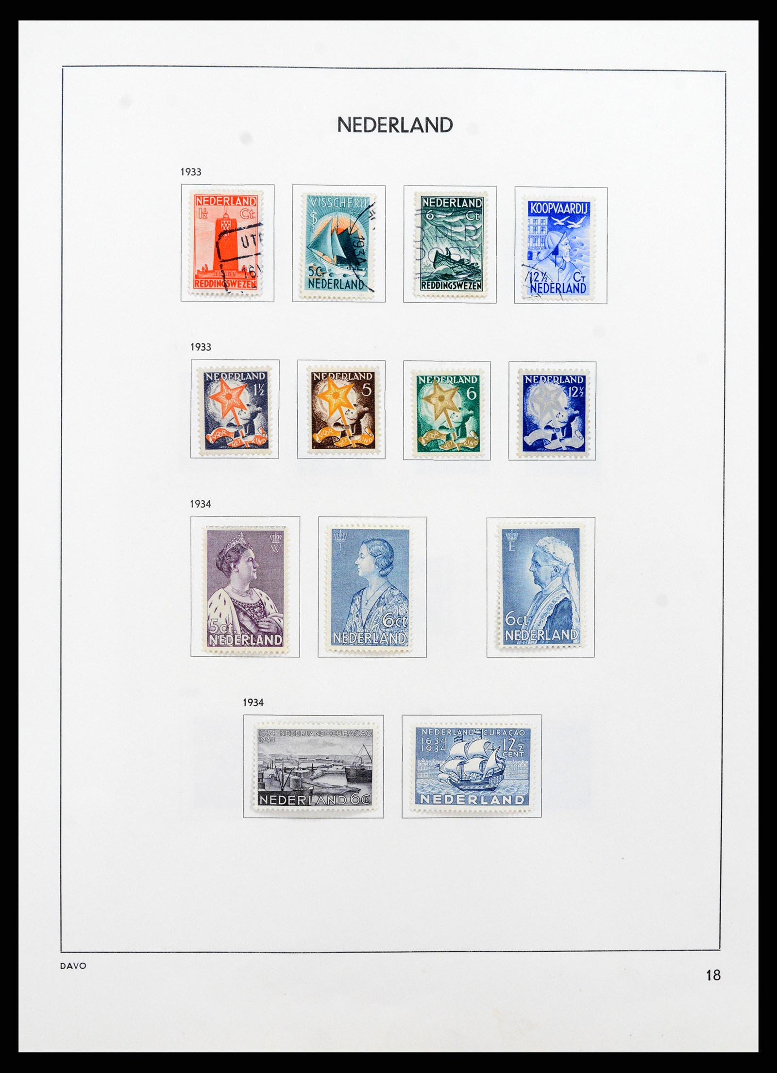 37713 018 - Postzegelverzameling 37713 Nederland 1864-1980.