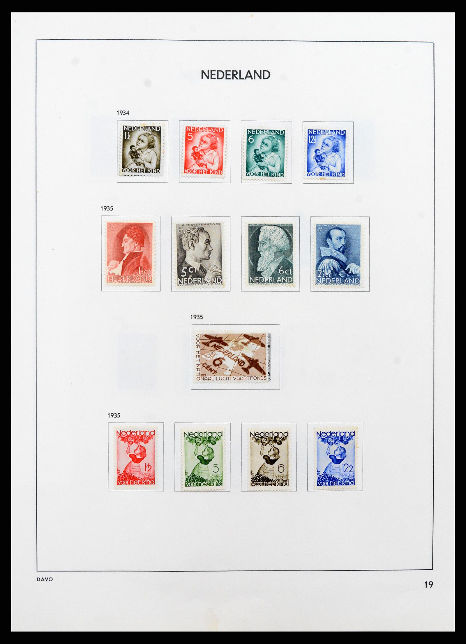 37713 019 - Postzegelverzameling 37713 Nederland 1864-1980.