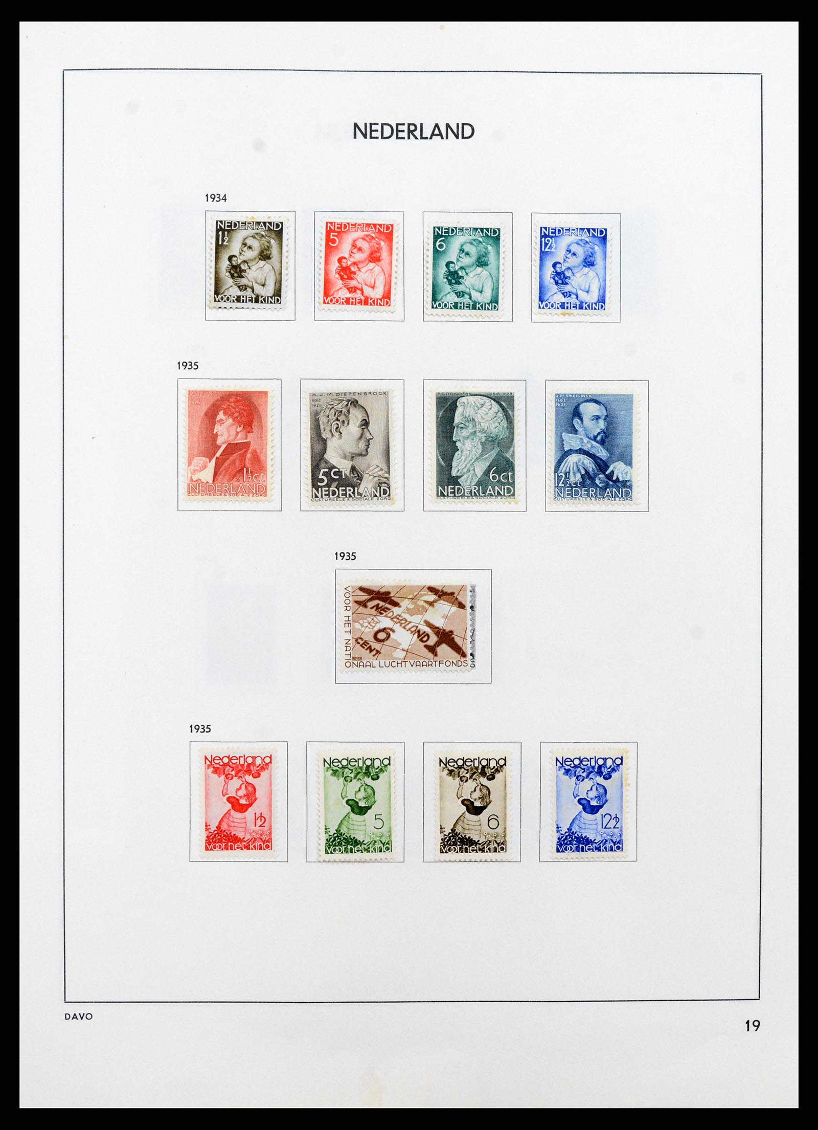 37713 019 - Stamp collection 37713 Netherlands 1864-1980.