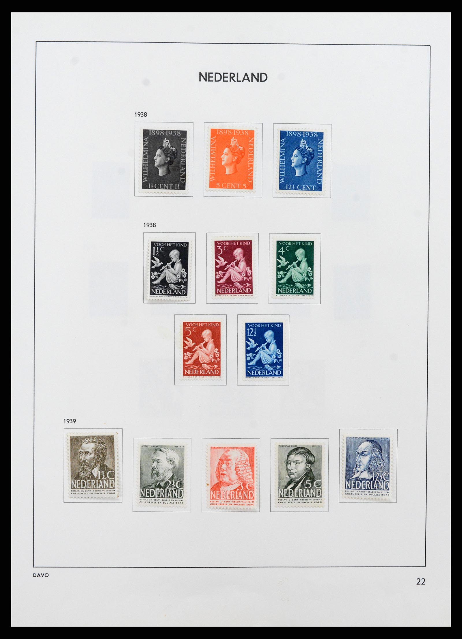 37713 022 - Postzegelverzameling 37713 Nederland 1864-1980.