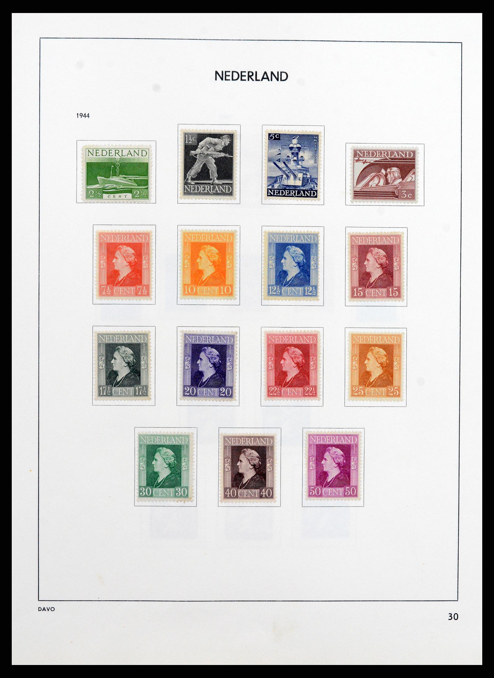 37713 029 - Postzegelverzameling 37713 Nederland 1864-1980.