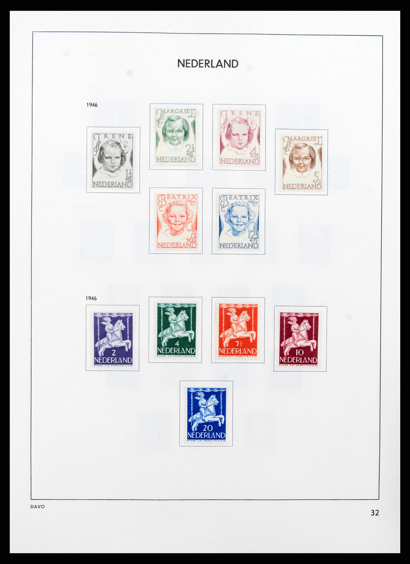 37713 031 - Postzegelverzameling 37713 Nederland 1864-1980.