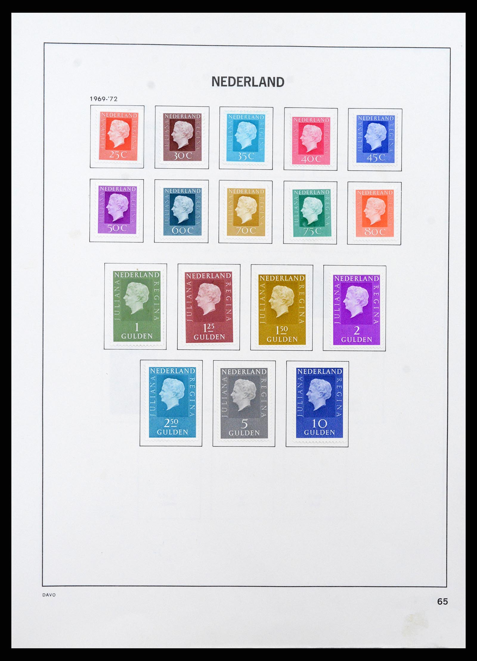 37713 064 - Postzegelverzameling 37713 Nederland 1864-1980.