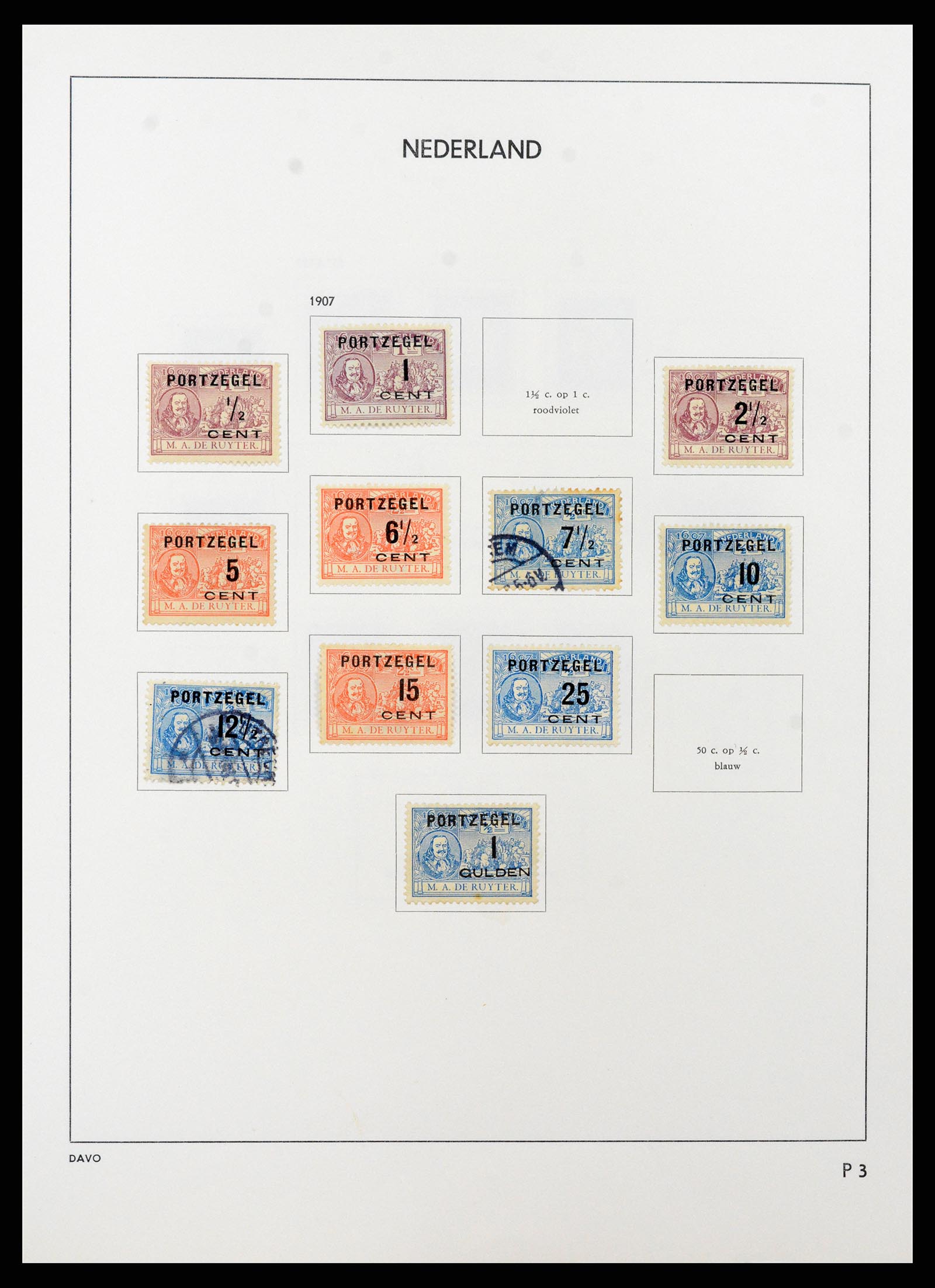 37713 093 - Postzegelverzameling 37713 Nederland 1864-1980.
