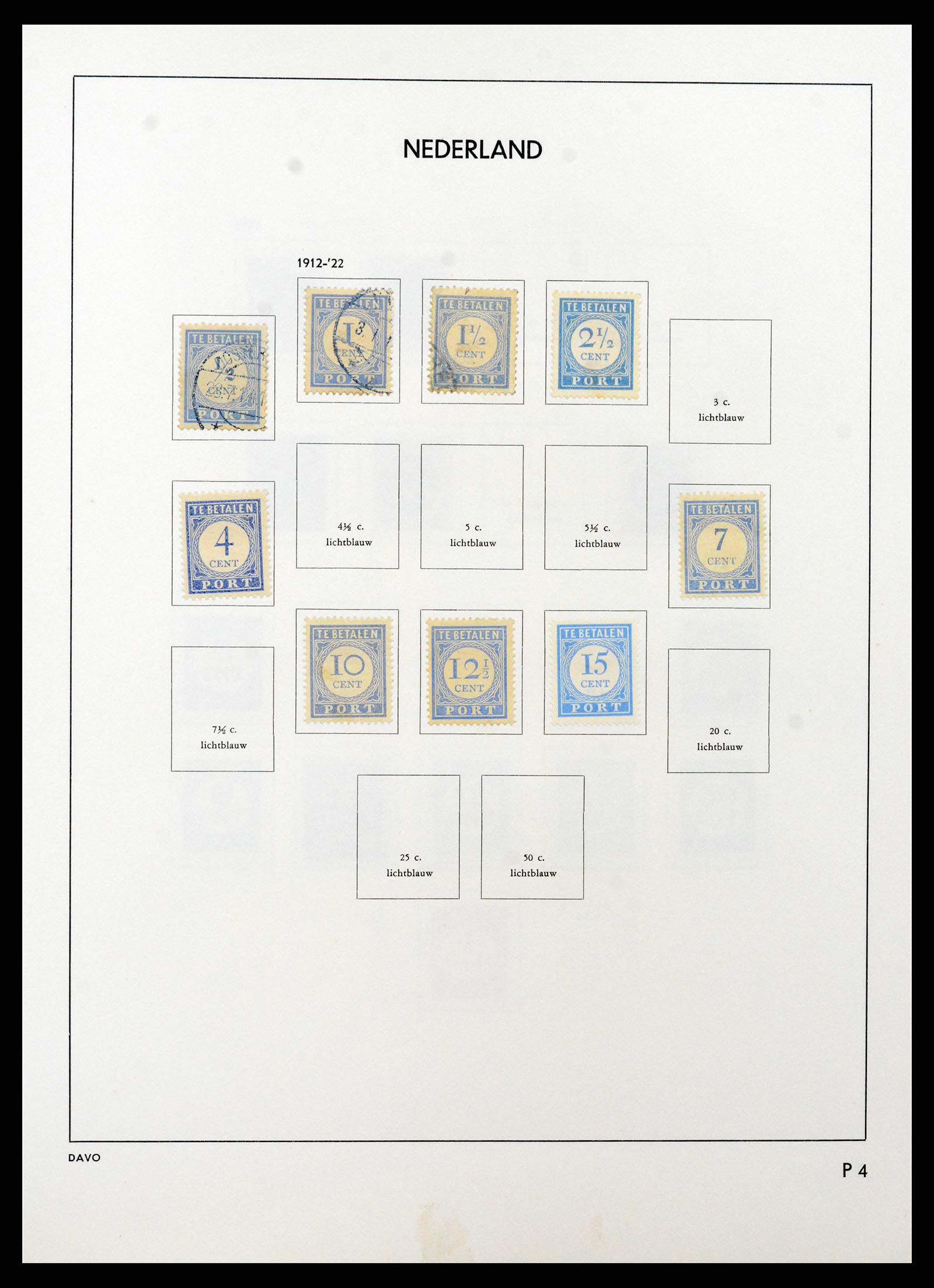 37713 094 - Postzegelverzameling 37713 Nederland 1864-1980.