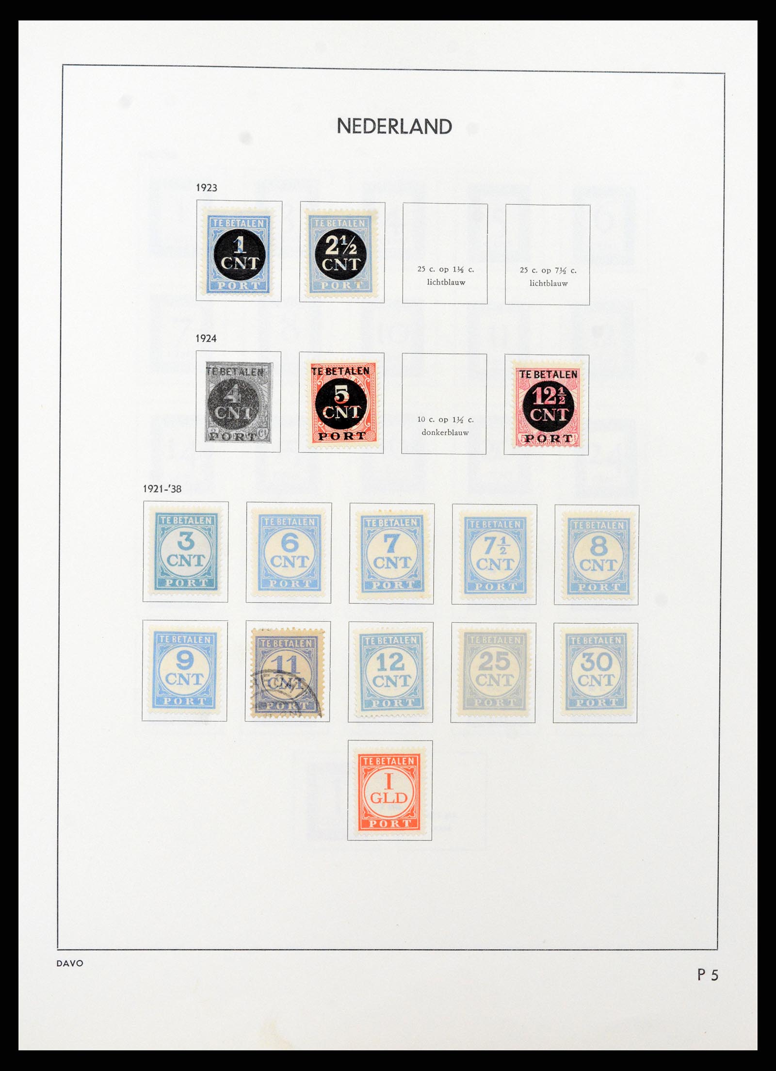 37713 095 - Postzegelverzameling 37713 Nederland 1864-1980.