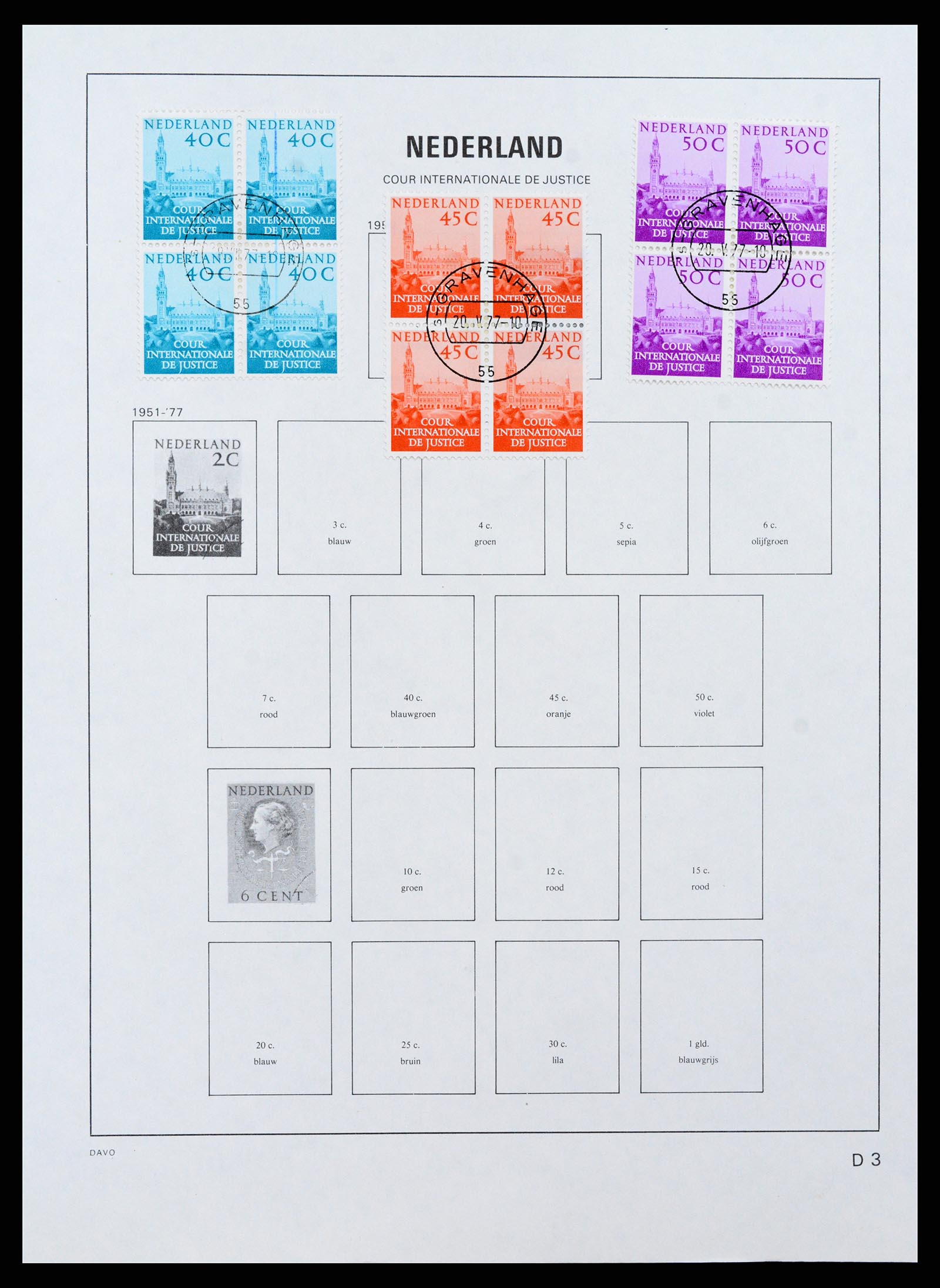 37713 099 - Postzegelverzameling 37713 Nederland 1864-1980.