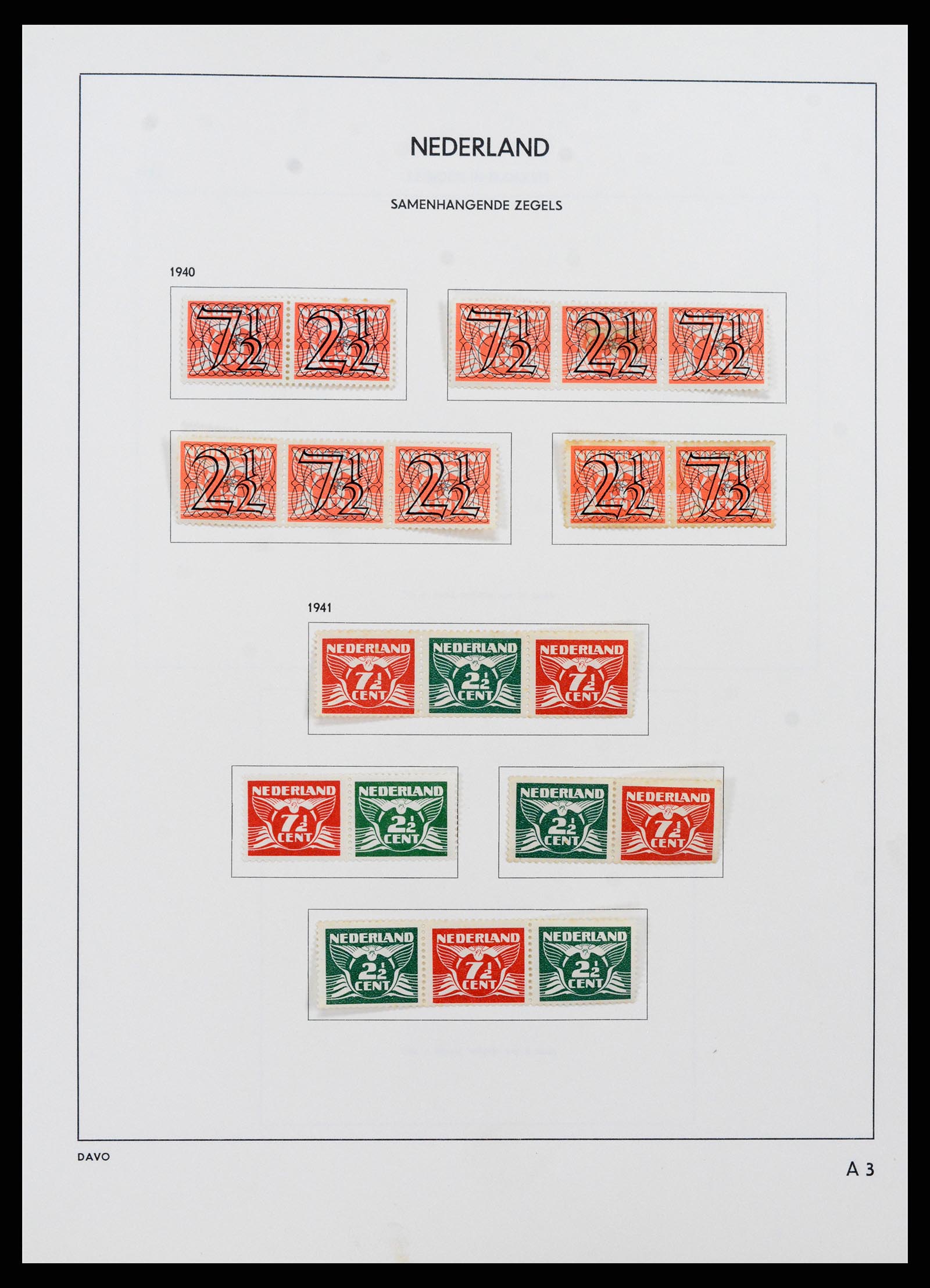 37713 100 - Postzegelverzameling 37713 Nederland 1864-1980.