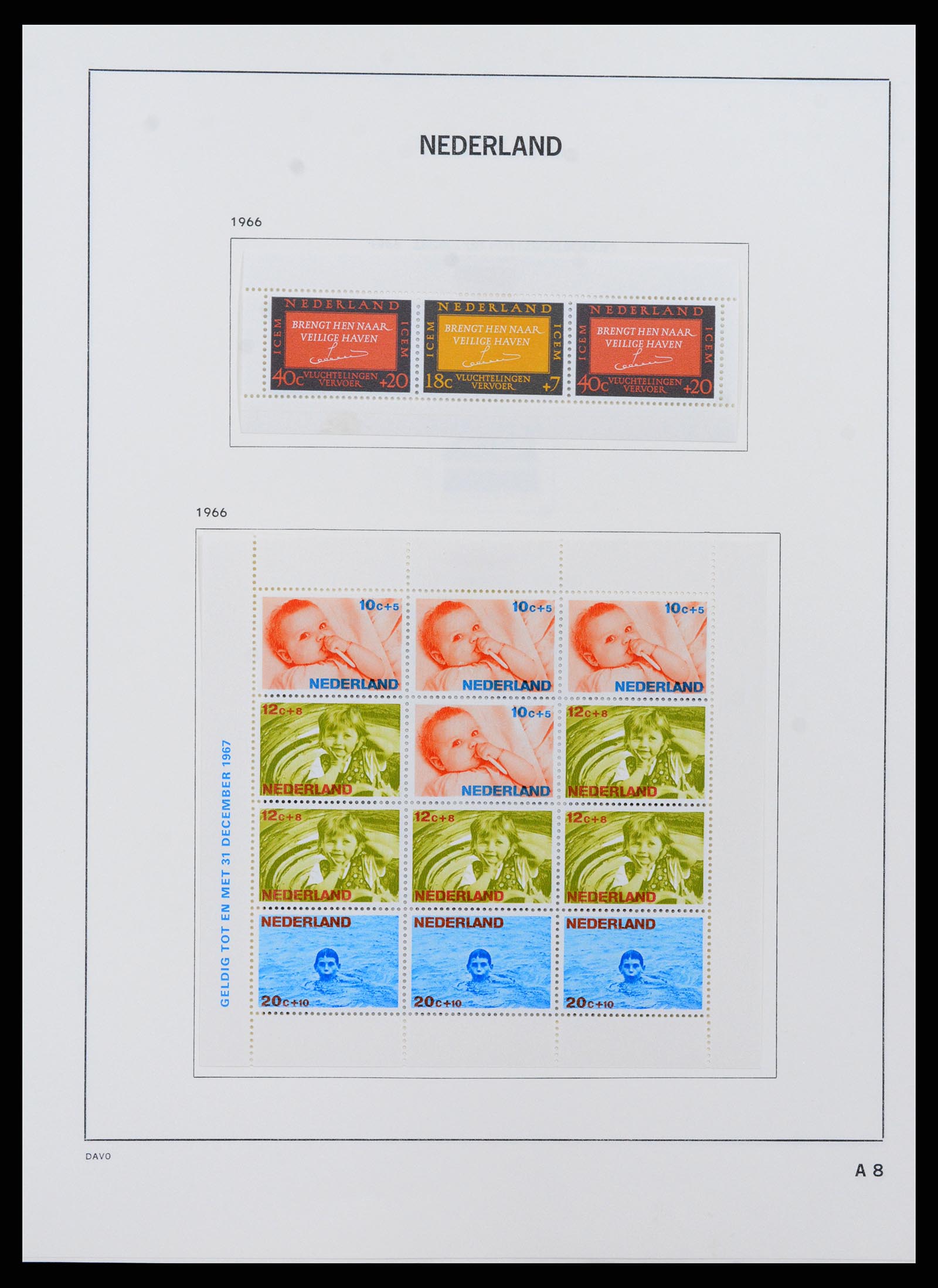 37713 104 - Postzegelverzameling 37713 Nederland 1864-1980.