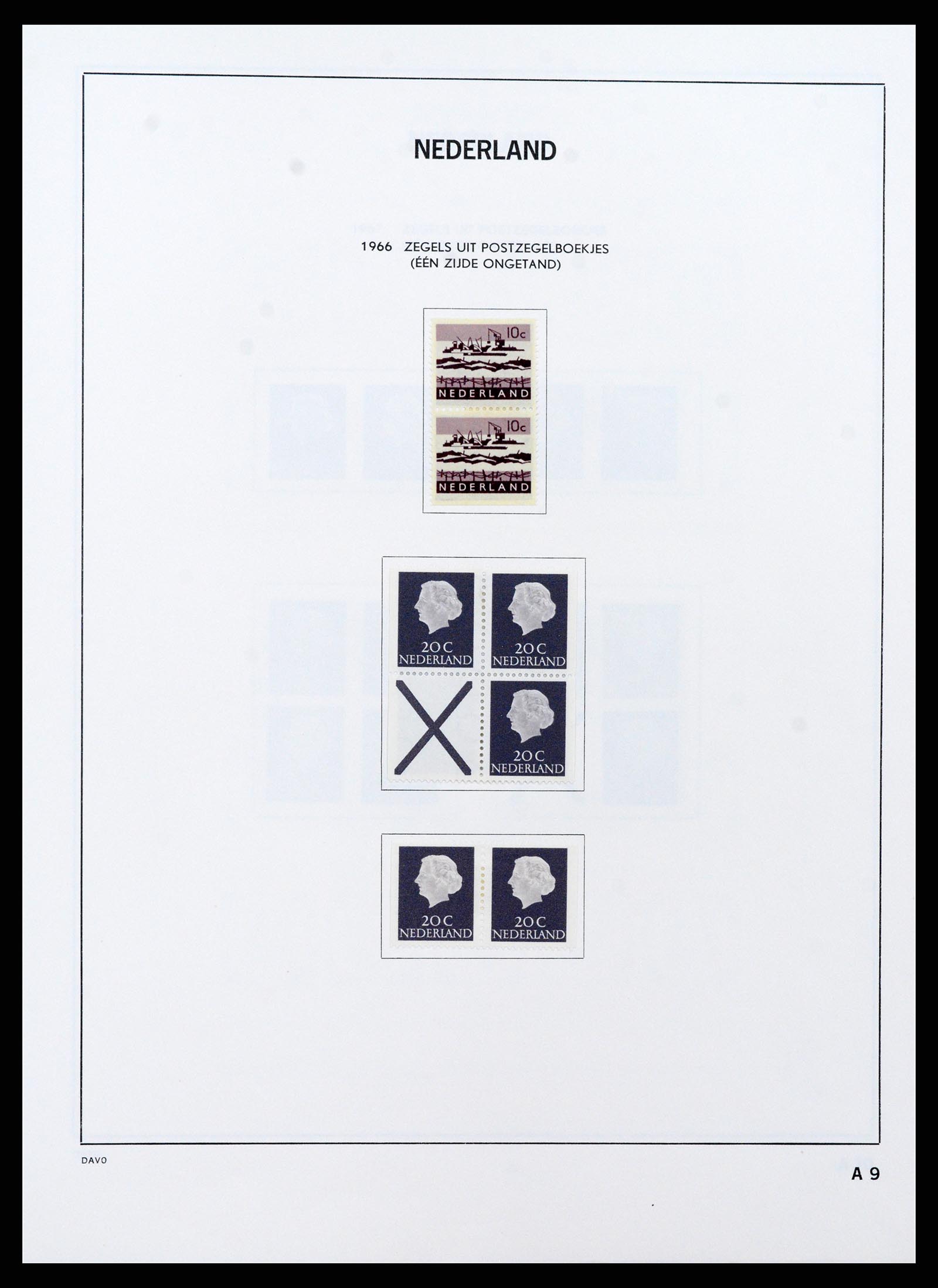 37713 105 - Postzegelverzameling 37713 Nederland 1864-1980.