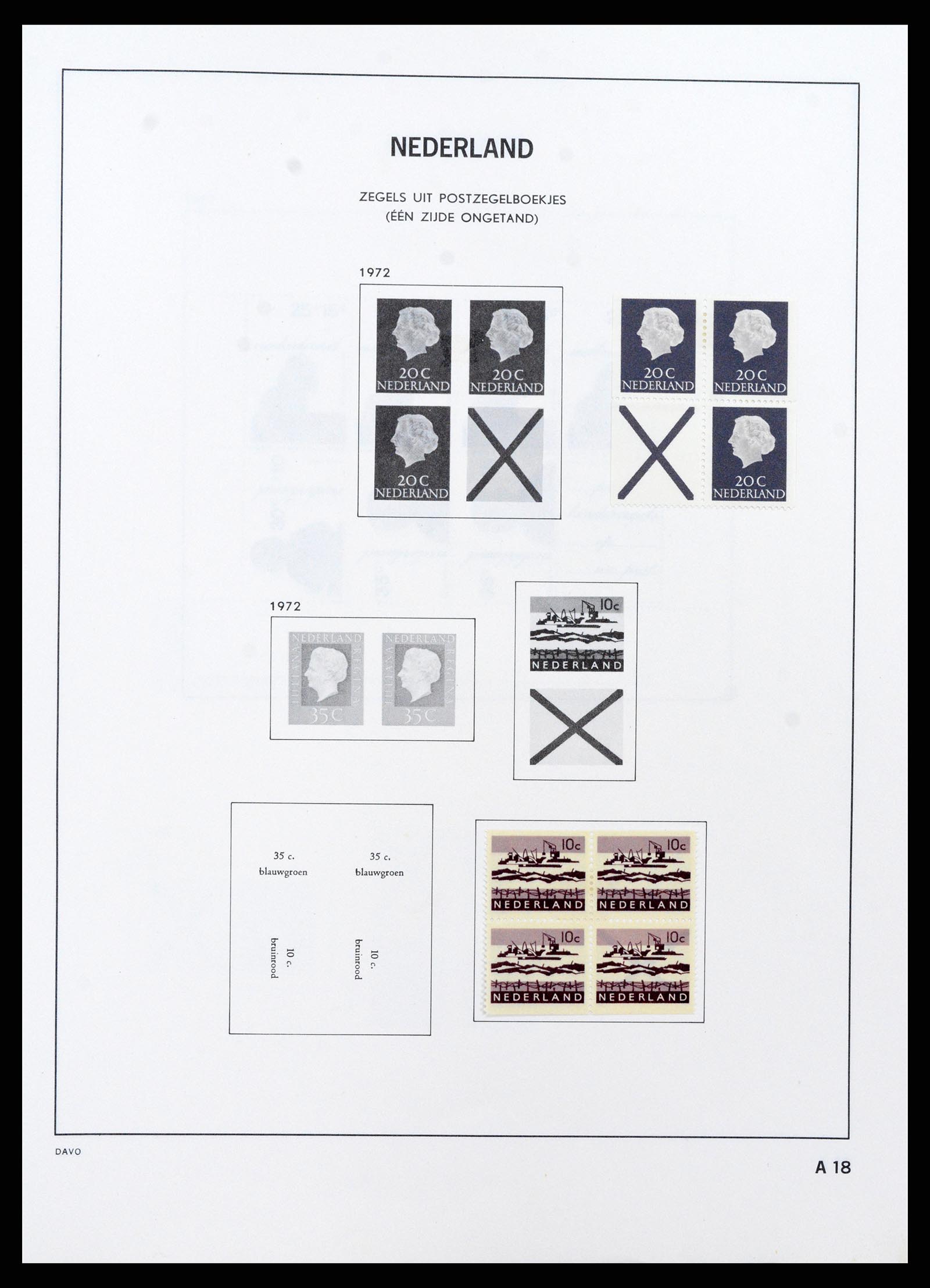 37713 113 - Postzegelverzameling 37713 Nederland 1864-1980.