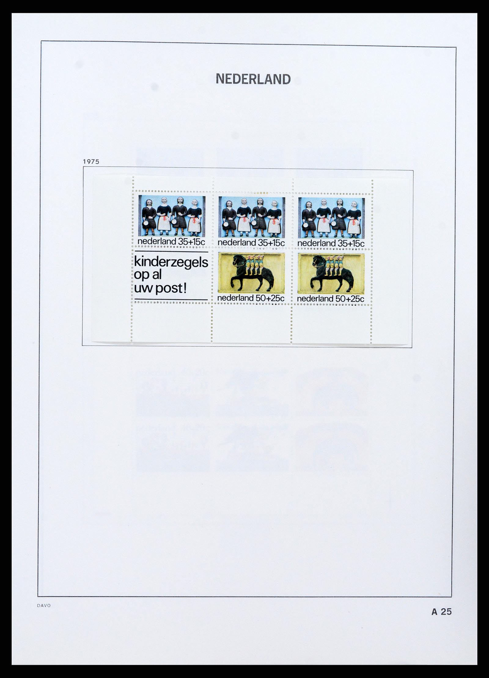37713 117 - Postzegelverzameling 37713 Nederland 1864-1980.
