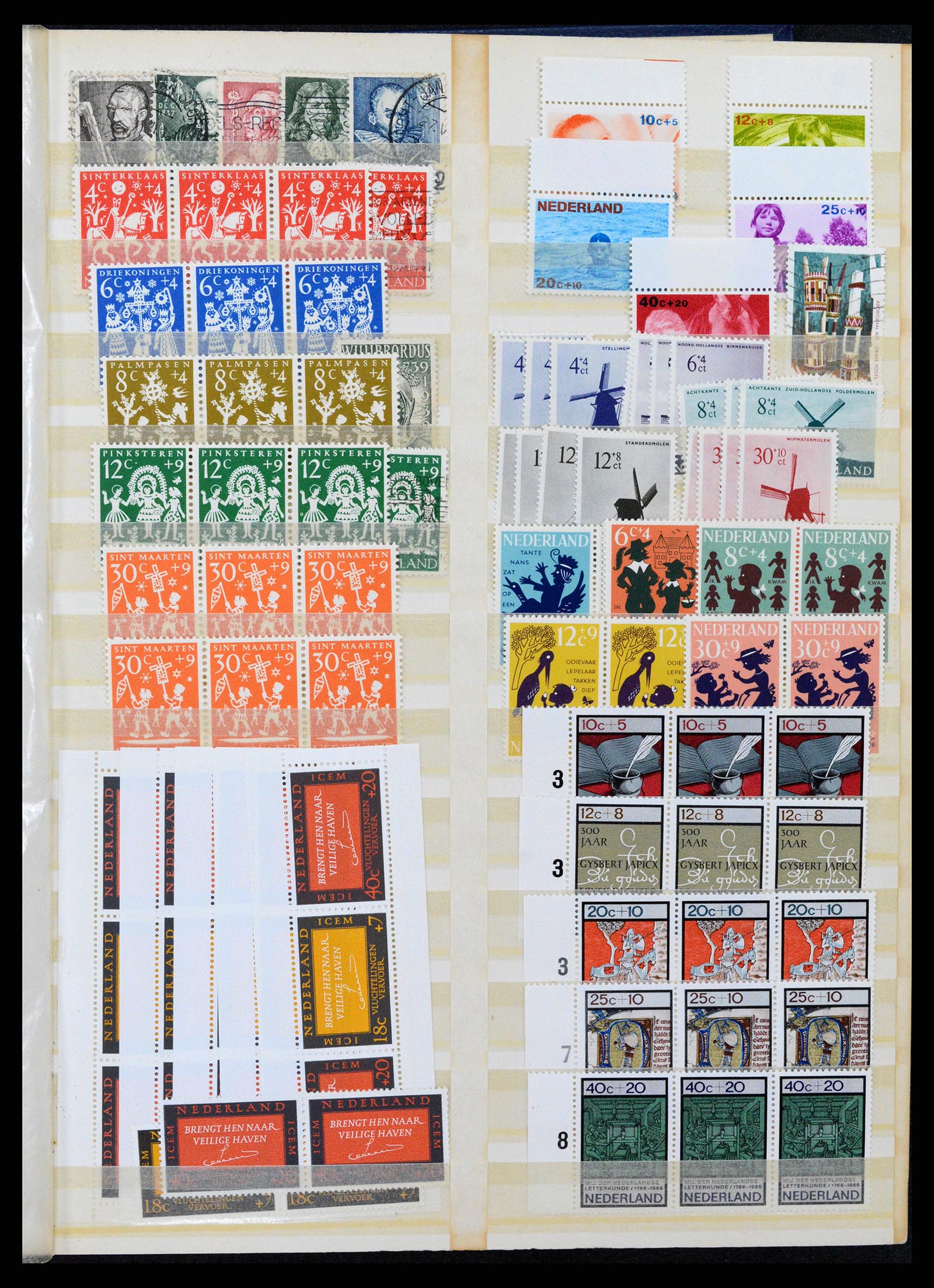 37714 005 - Postzegelverzameling 37714 Nederland 1920-1979.