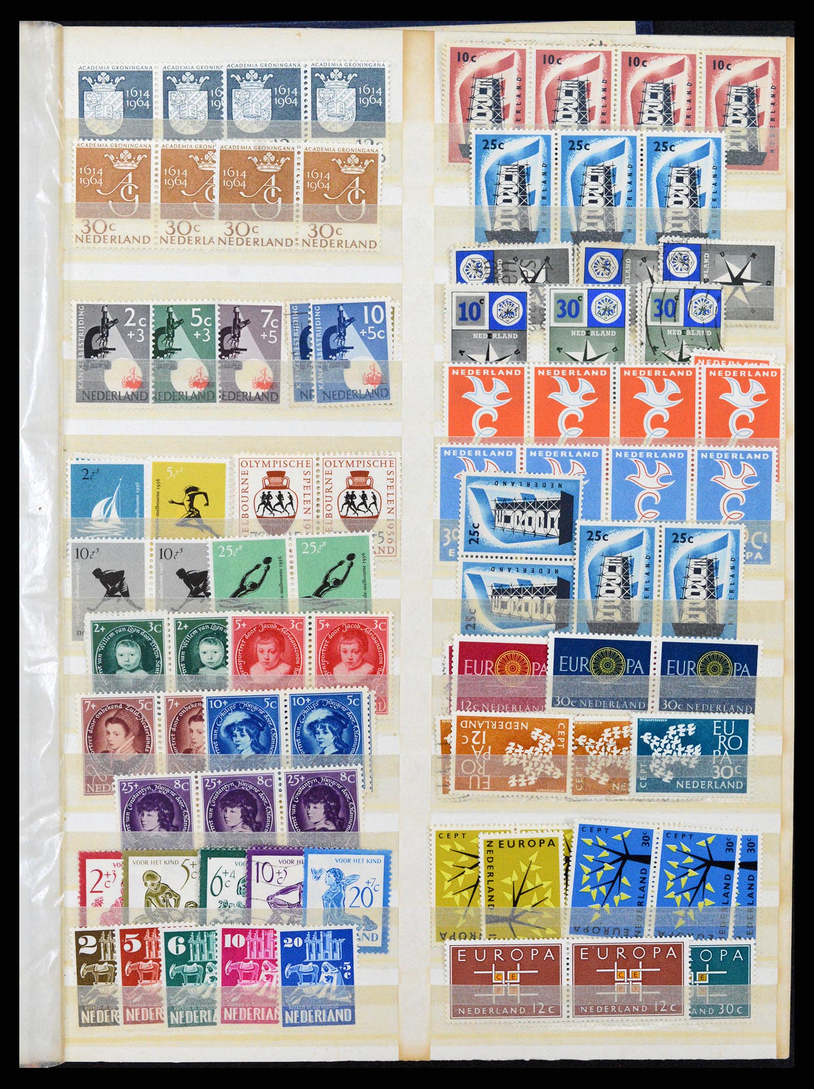 37714 009 - Postzegelverzameling 37714 Nederland 1920-1979.