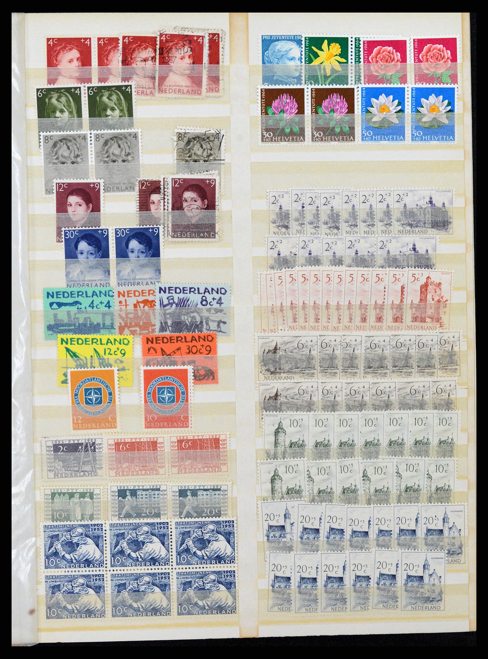 37714 011 - Postzegelverzameling 37714 Nederland 1920-1979.
