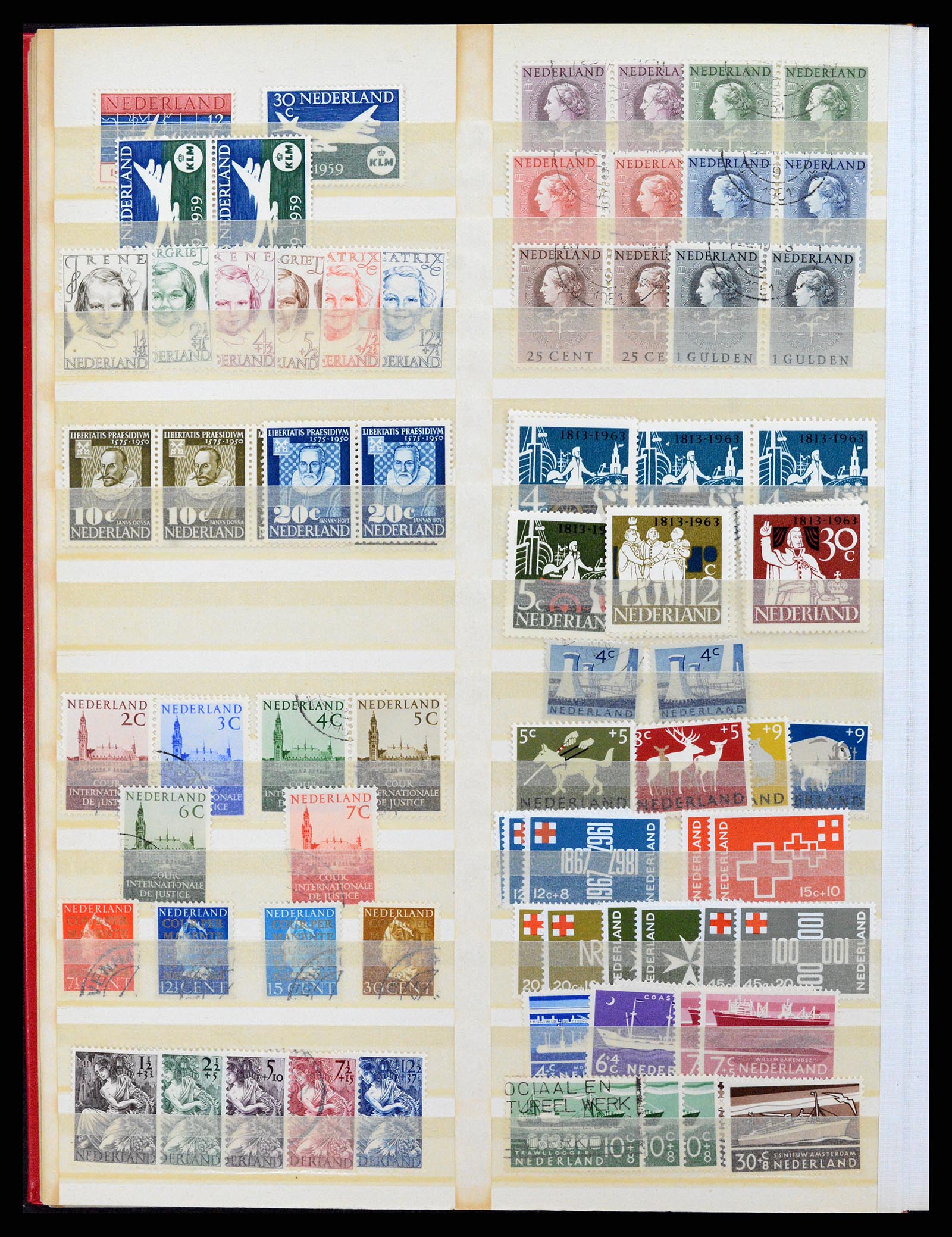 37714 012 - Postzegelverzameling 37714 Nederland 1920-1979.