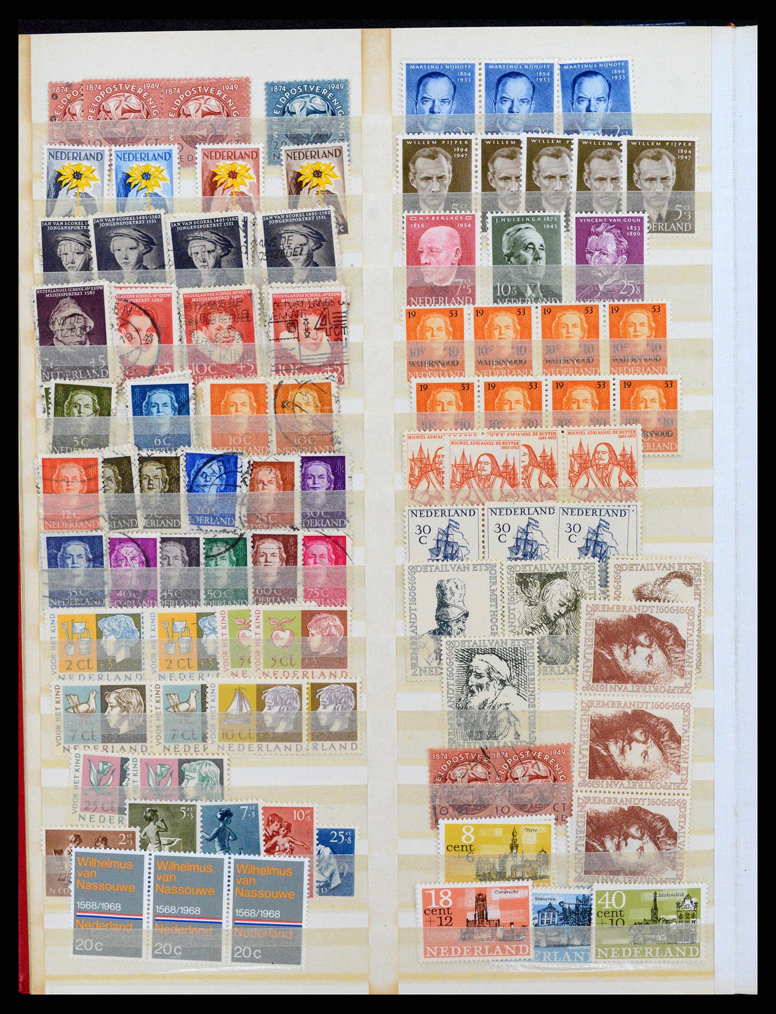 37714 014 - Postzegelverzameling 37714 Nederland 1920-1979.