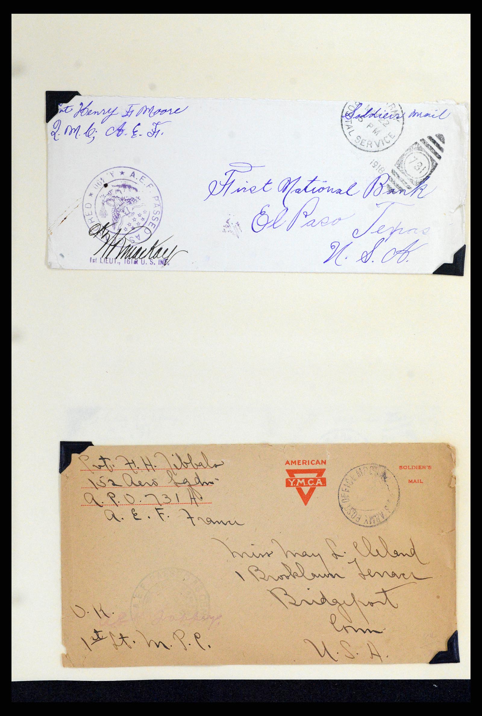 37718 088 - Stamp collection 37718 USA military covers 1914-1970.