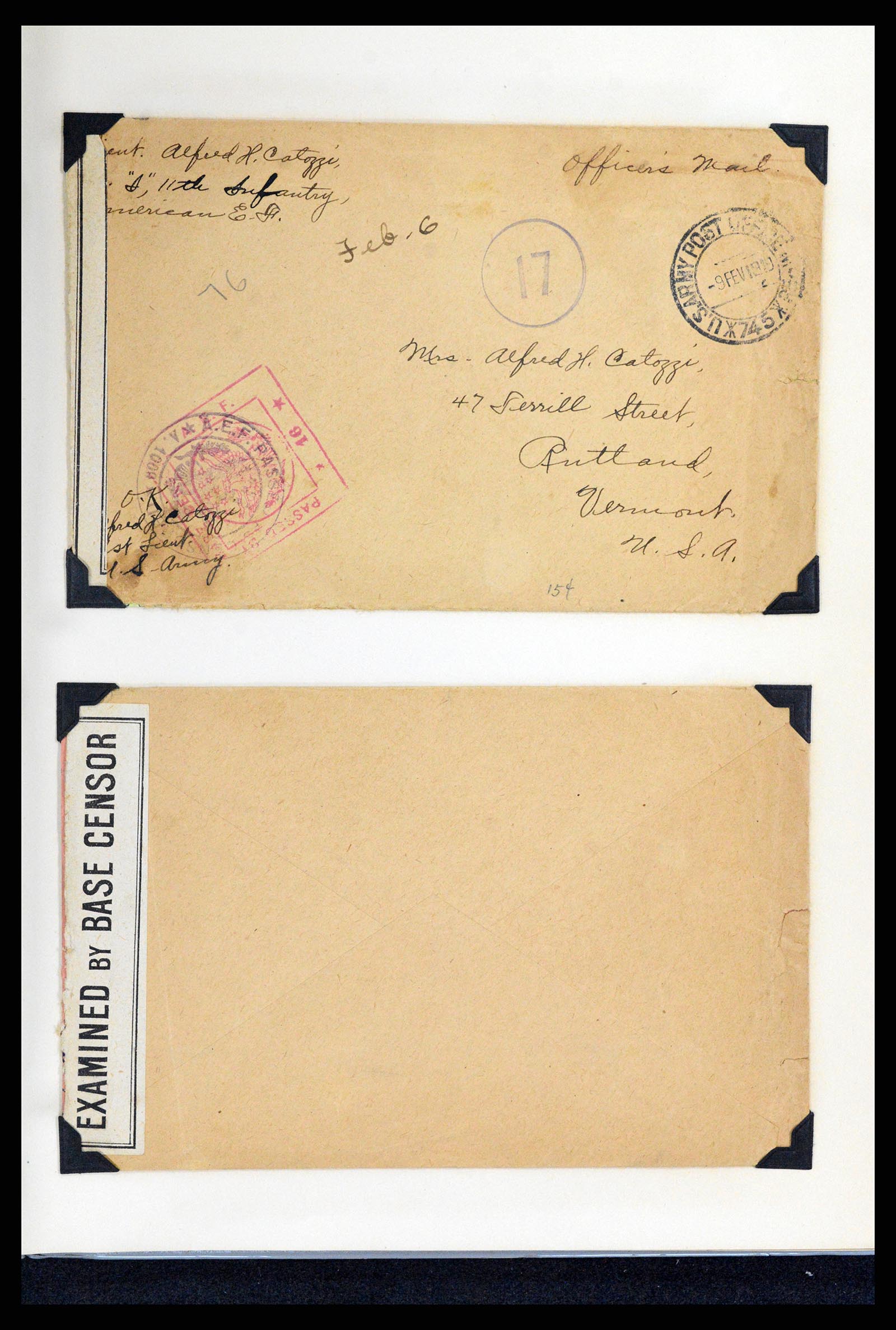 37718 099 - Stamp collection 37718 USA military covers 1914-1970.