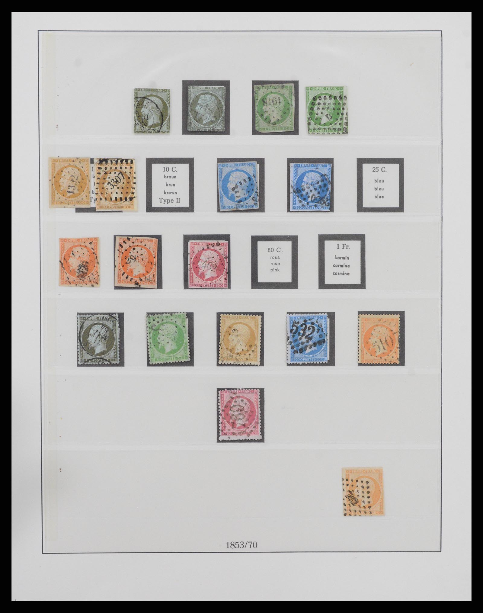 37719 002 - Postzegelverzameling 37719 Frankrijk 1849-2009.
