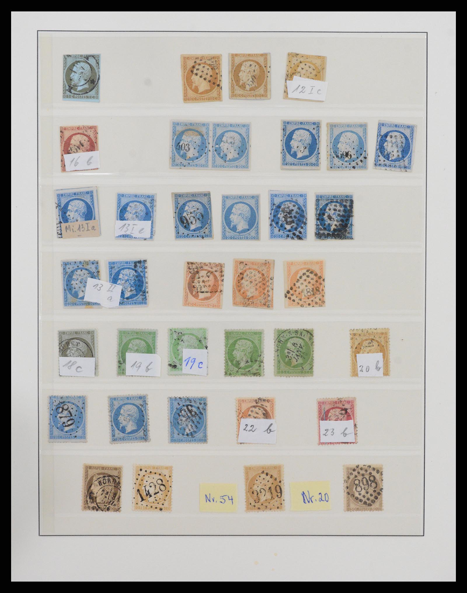 37719 003 - Postzegelverzameling 37719 Frankrijk 1849-2009.