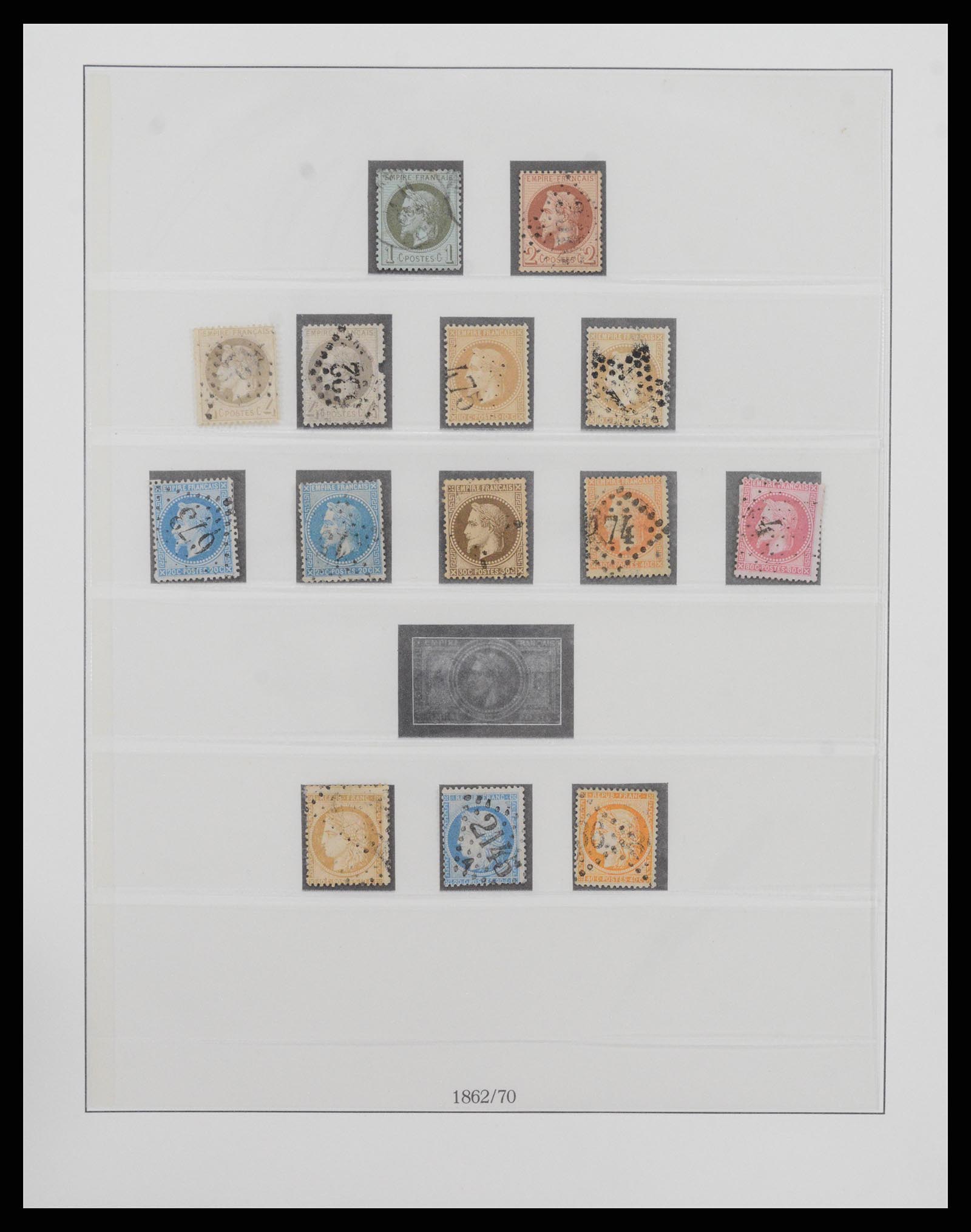 37719 004 - Postzegelverzameling 37719 Frankrijk 1849-2009.
