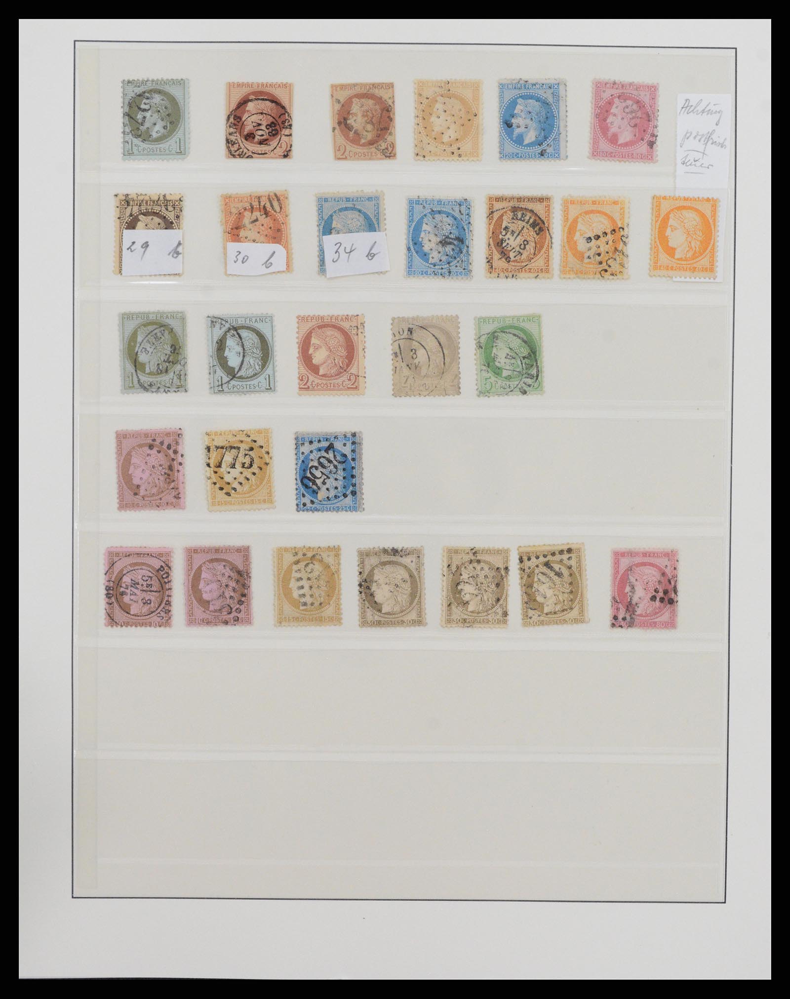 37719 007 - Postzegelverzameling 37719 Frankrijk 1849-2009.