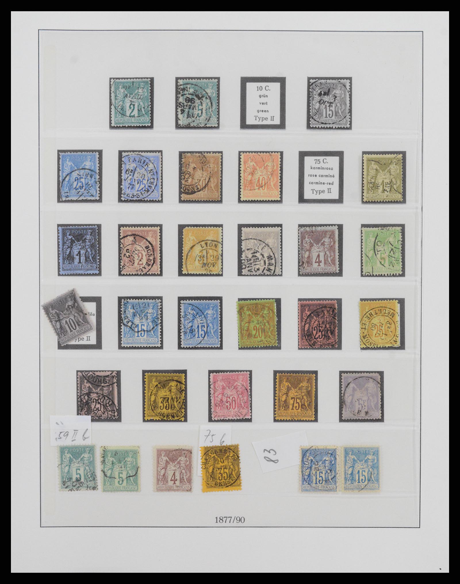 37719 009 - Postzegelverzameling 37719 Frankrijk 1849-2009.