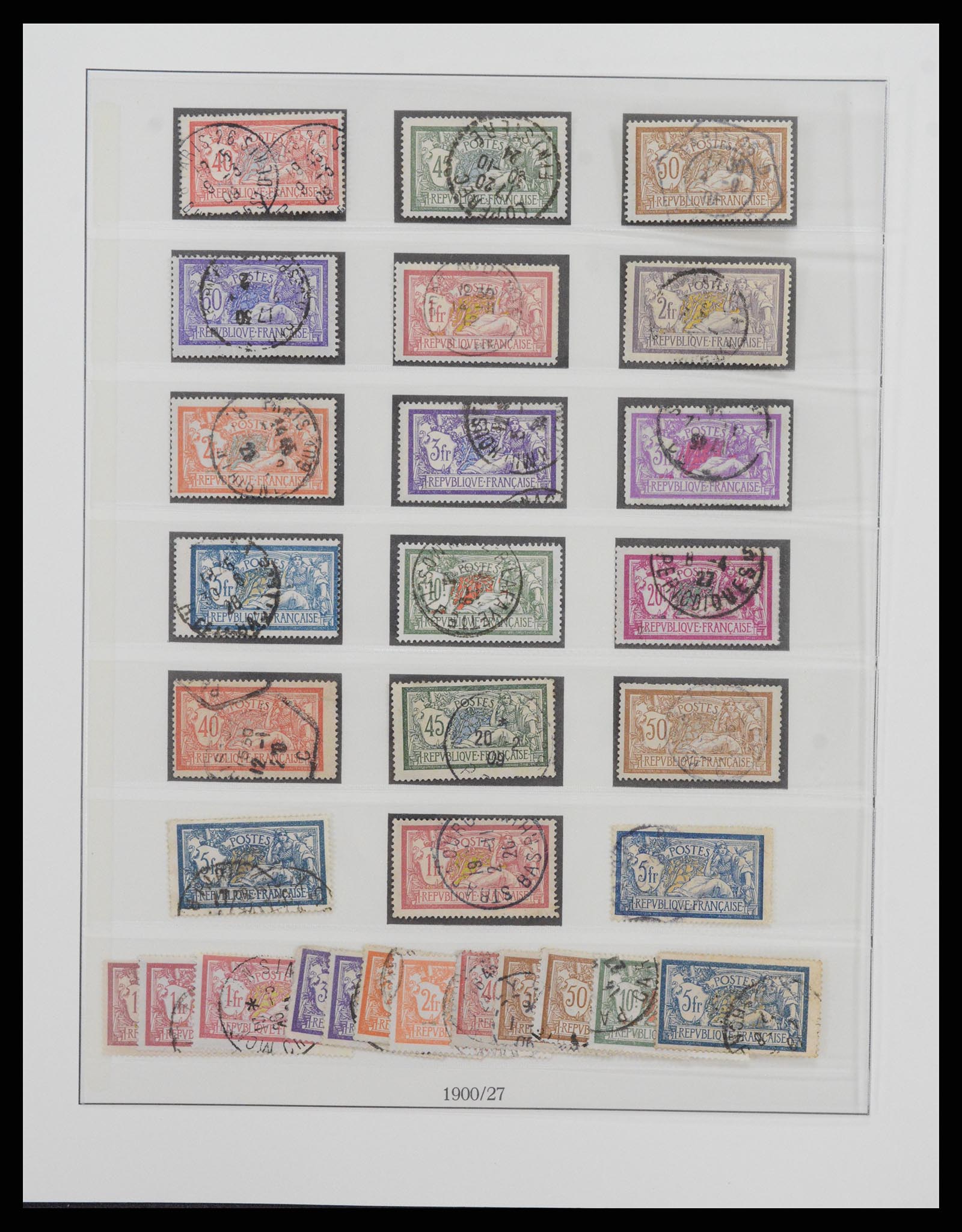 37719 012 - Postzegelverzameling 37719 Frankrijk 1849-2009.