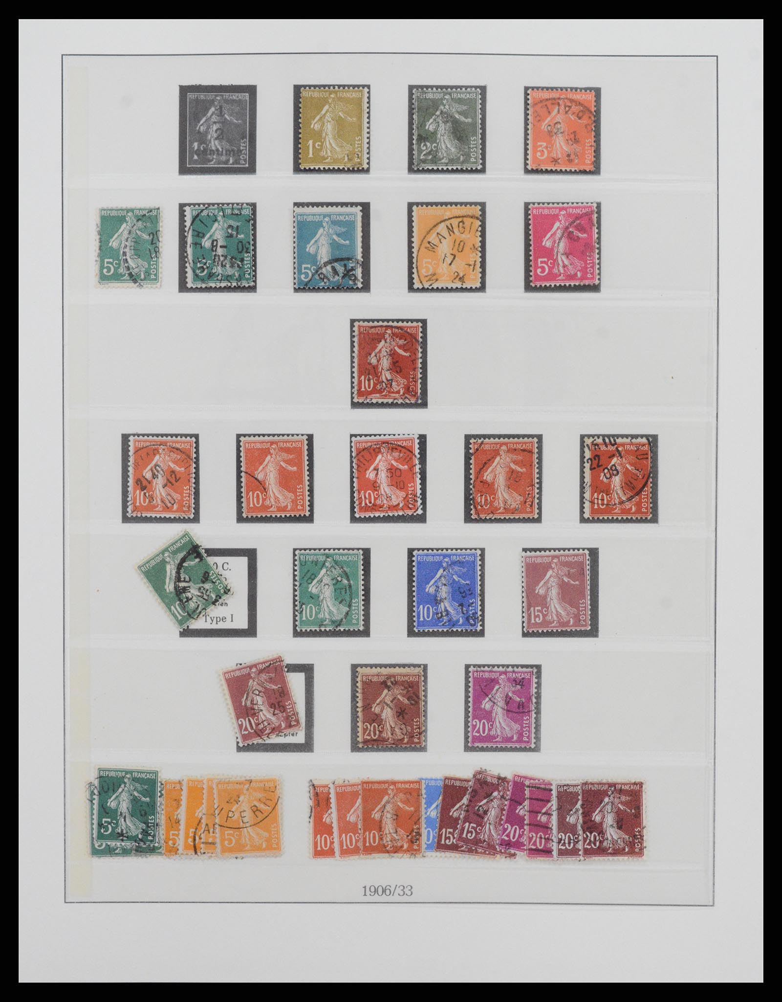 37719 014 - Postzegelverzameling 37719 Frankrijk 1849-2009.