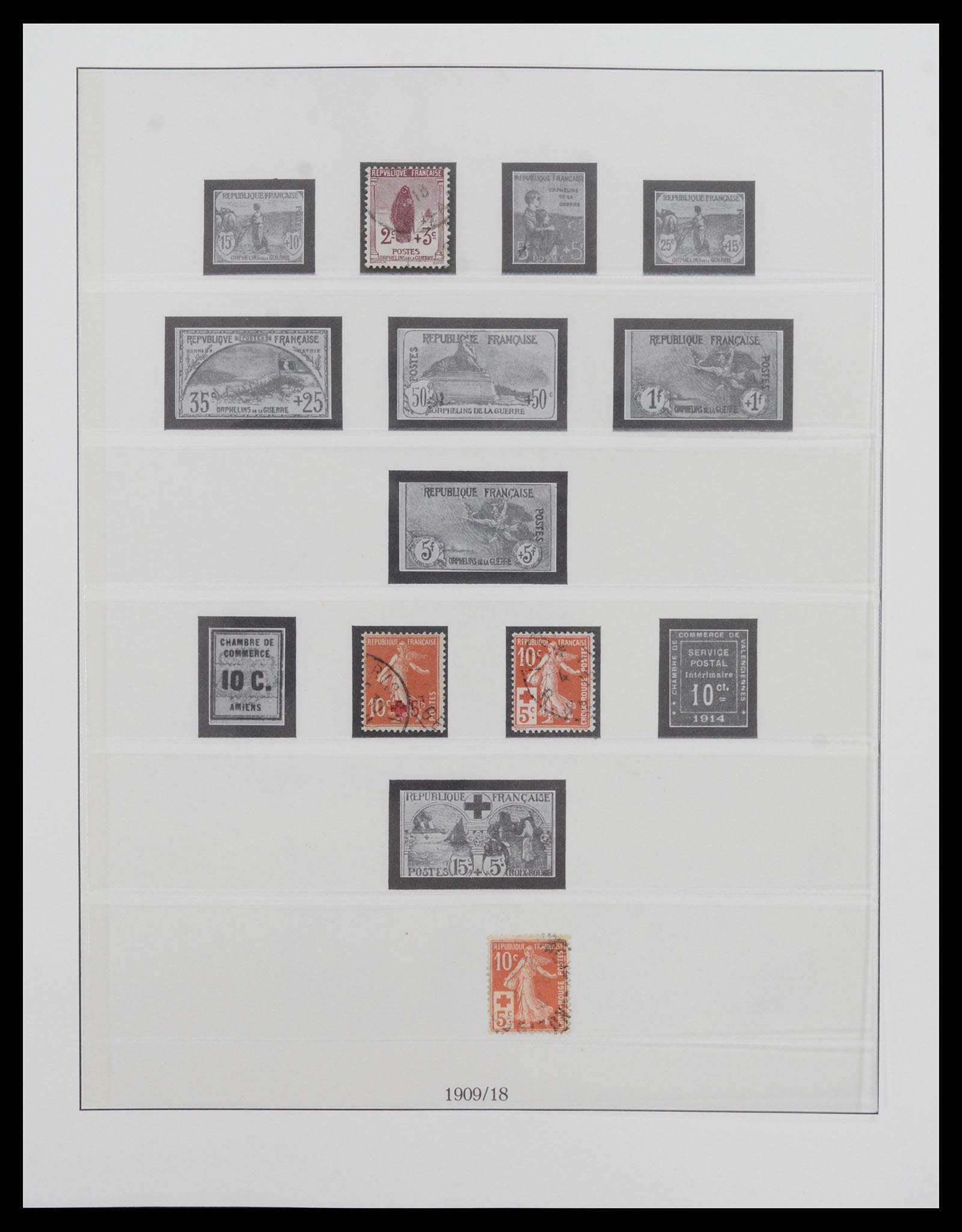 37719 016 - Postzegelverzameling 37719 Frankrijk 1849-2009.