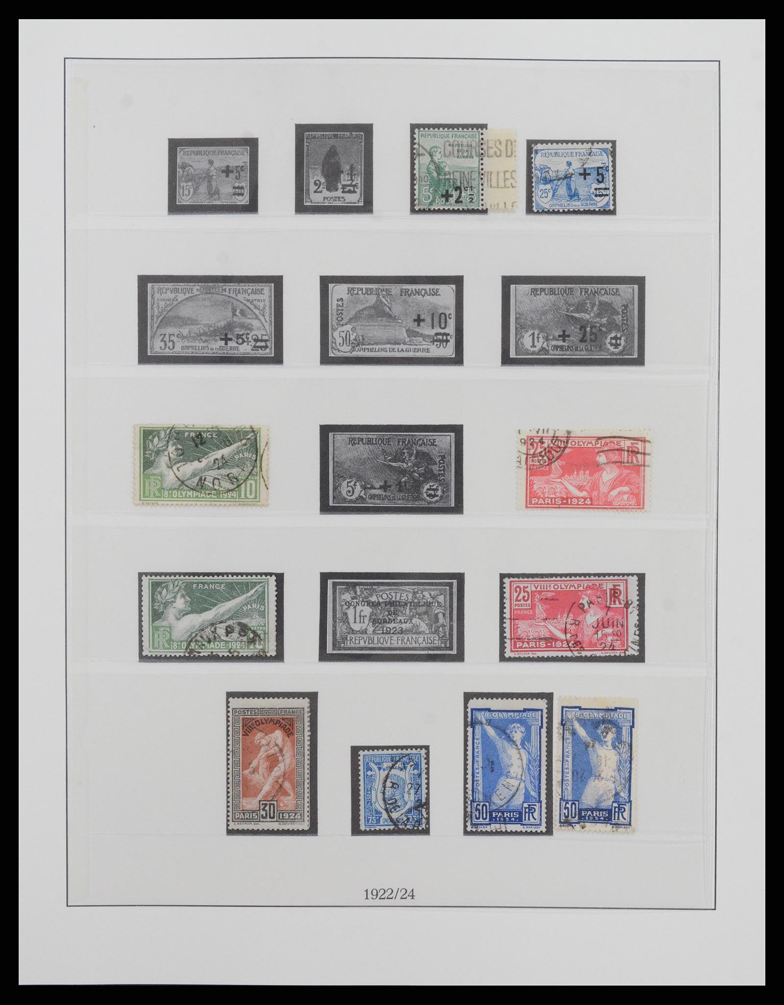 37719 017 - Postzegelverzameling 37719 Frankrijk 1849-2009.