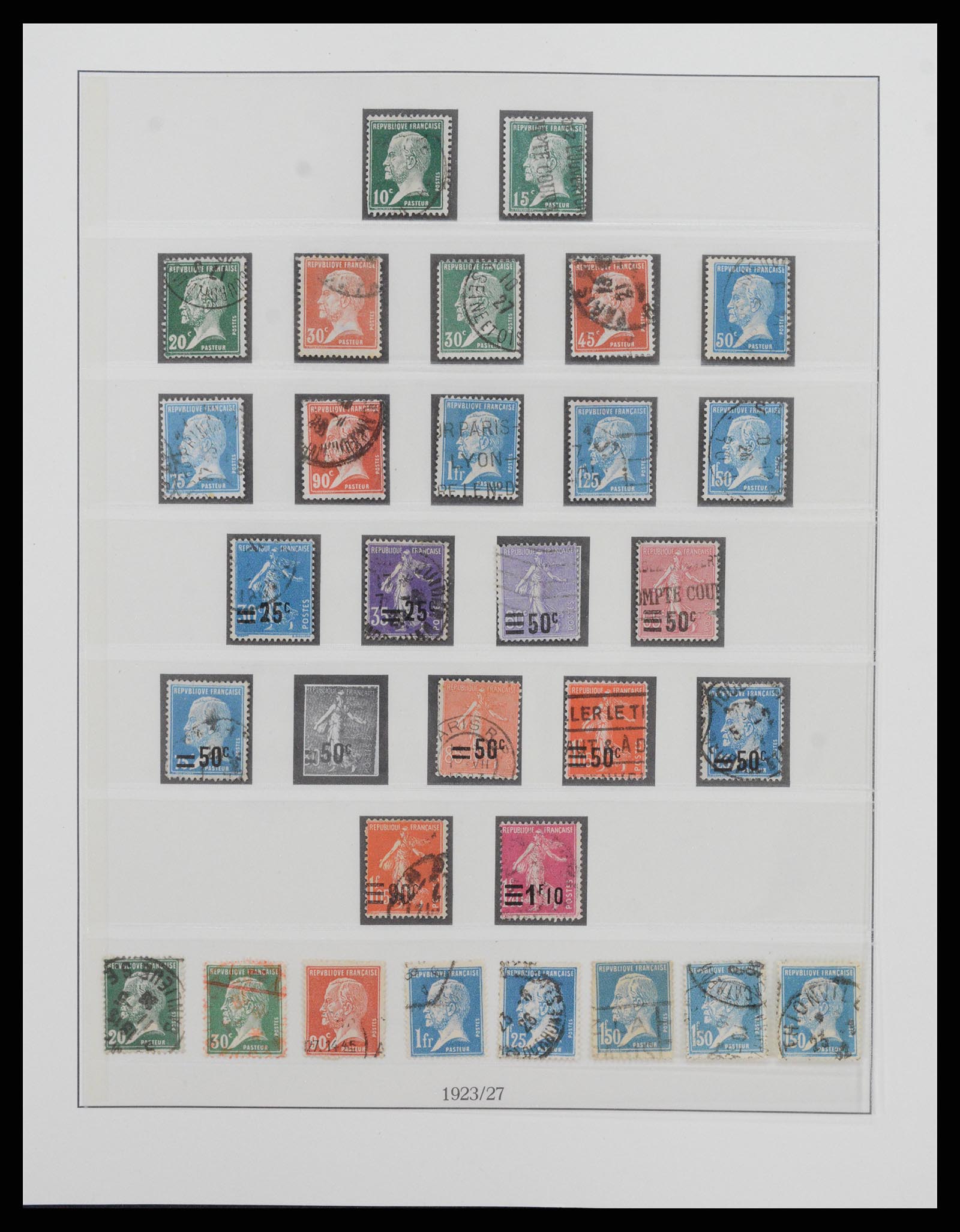 37719 018 - Postzegelverzameling 37719 Frankrijk 1849-2009.