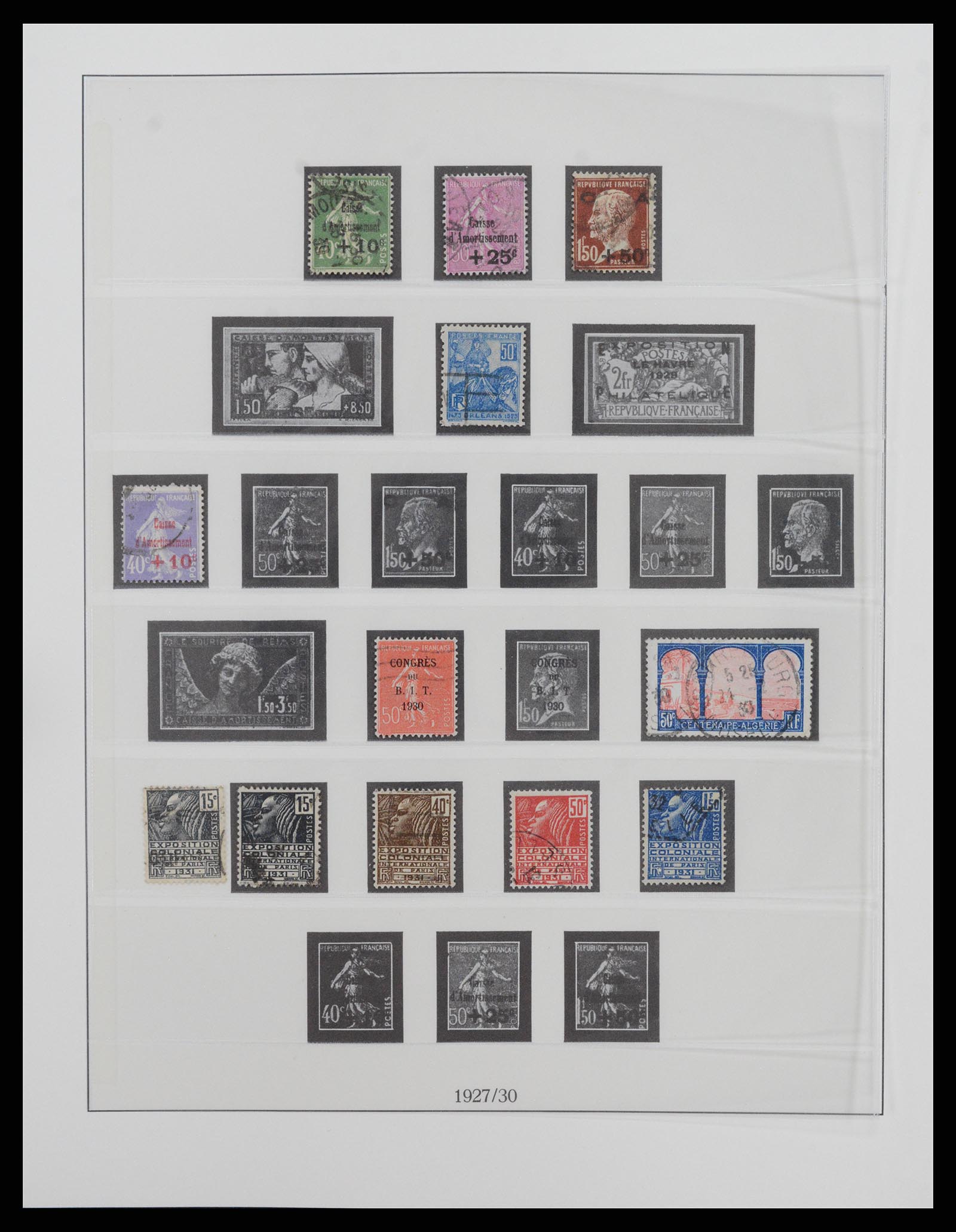 37719 020 - Postzegelverzameling 37719 Frankrijk 1849-2009.