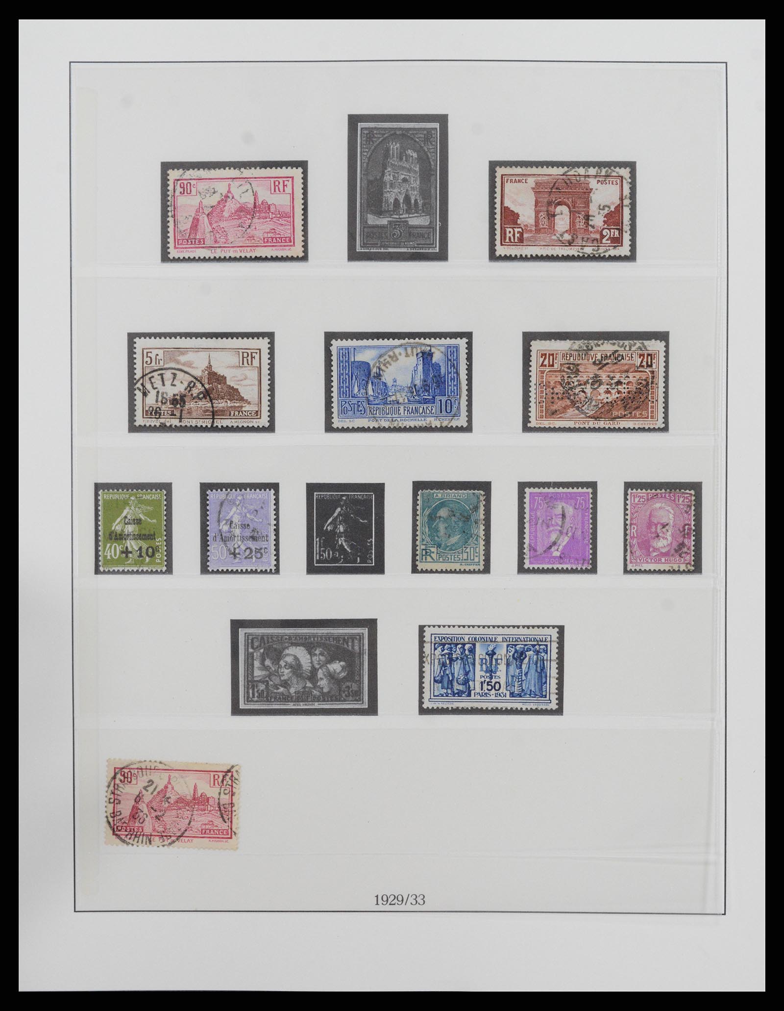 37719 021 - Postzegelverzameling 37719 Frankrijk 1849-2009.