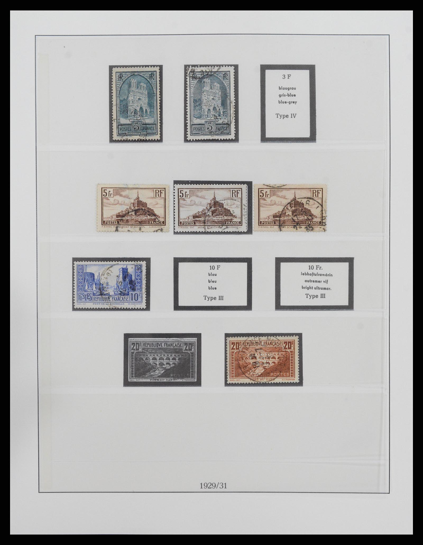37719 022 - Postzegelverzameling 37719 Frankrijk 1849-2009.