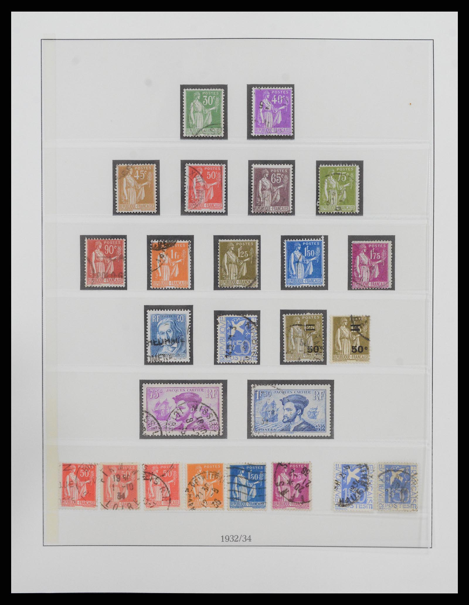 37719 023 - Postzegelverzameling 37719 Frankrijk 1849-2009.