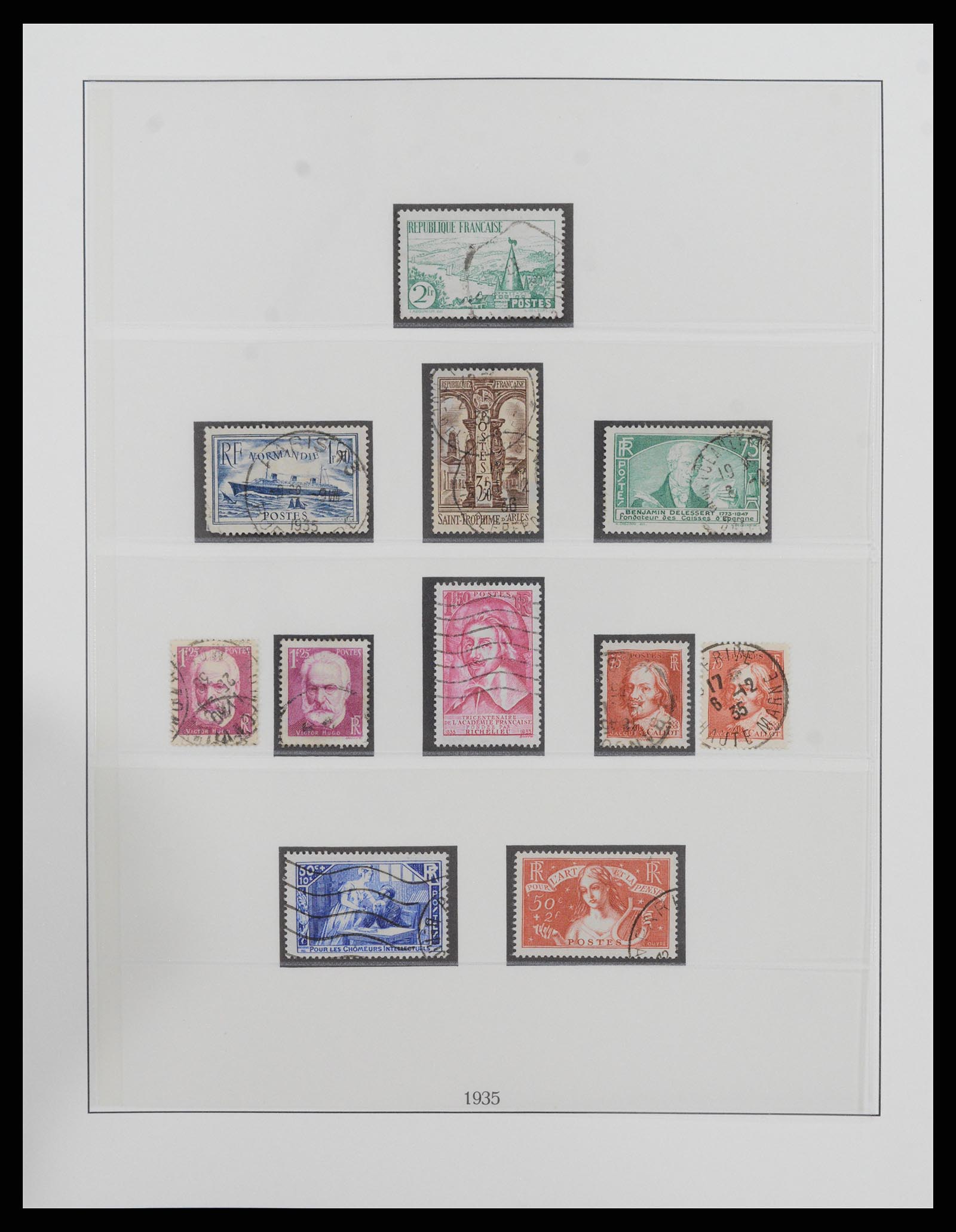 37719 024 - Postzegelverzameling 37719 Frankrijk 1849-2009.