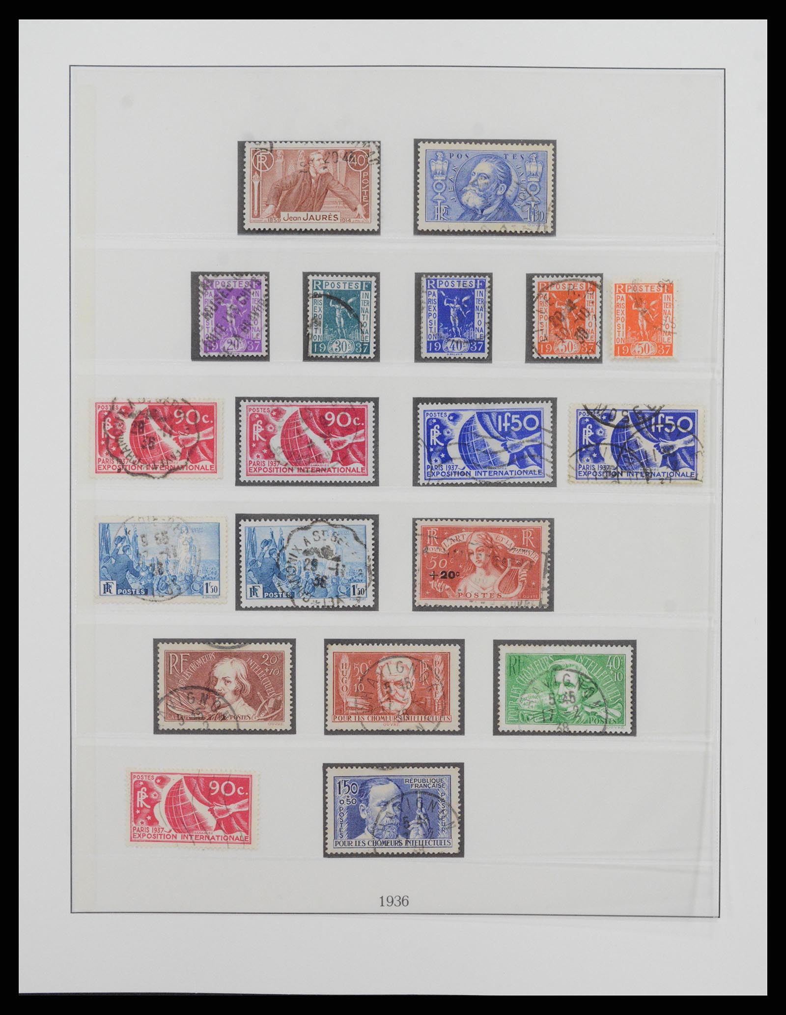 37719 026 - Postzegelverzameling 37719 Frankrijk 1849-2009.