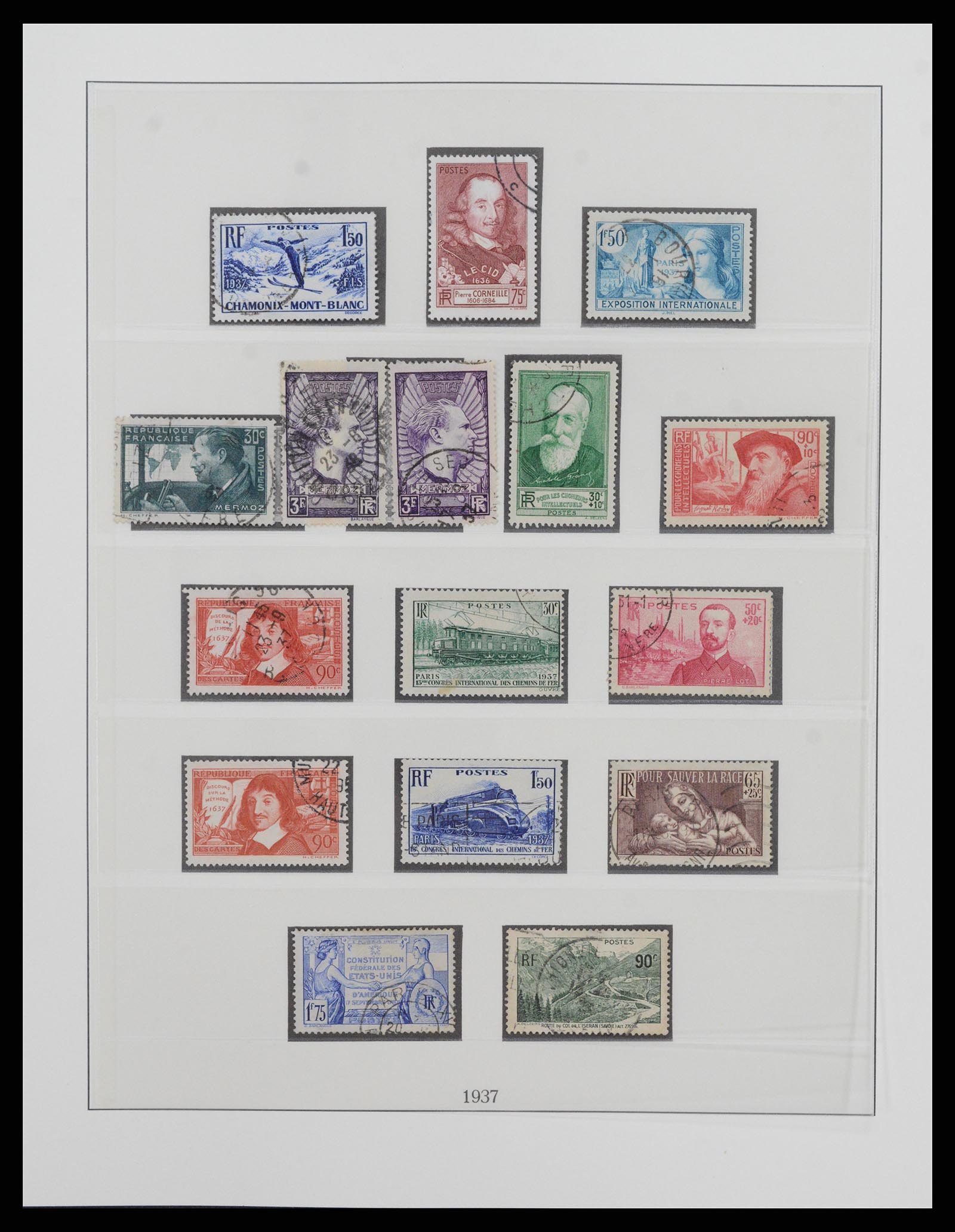37719 027 - Postzegelverzameling 37719 Frankrijk 1849-2009.