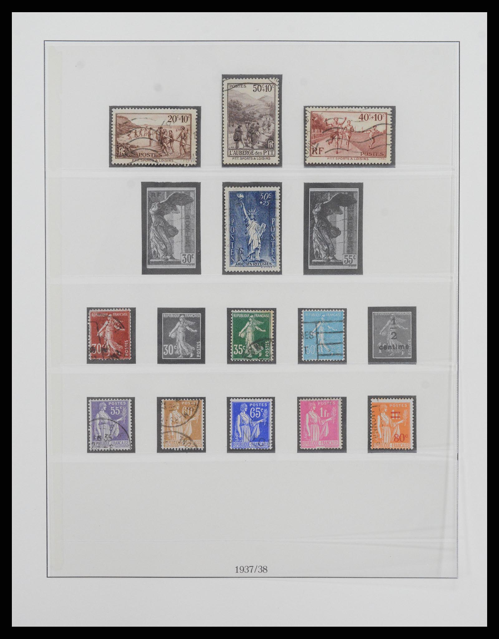 37719 028 - Postzegelverzameling 37719 Frankrijk 1849-2009.