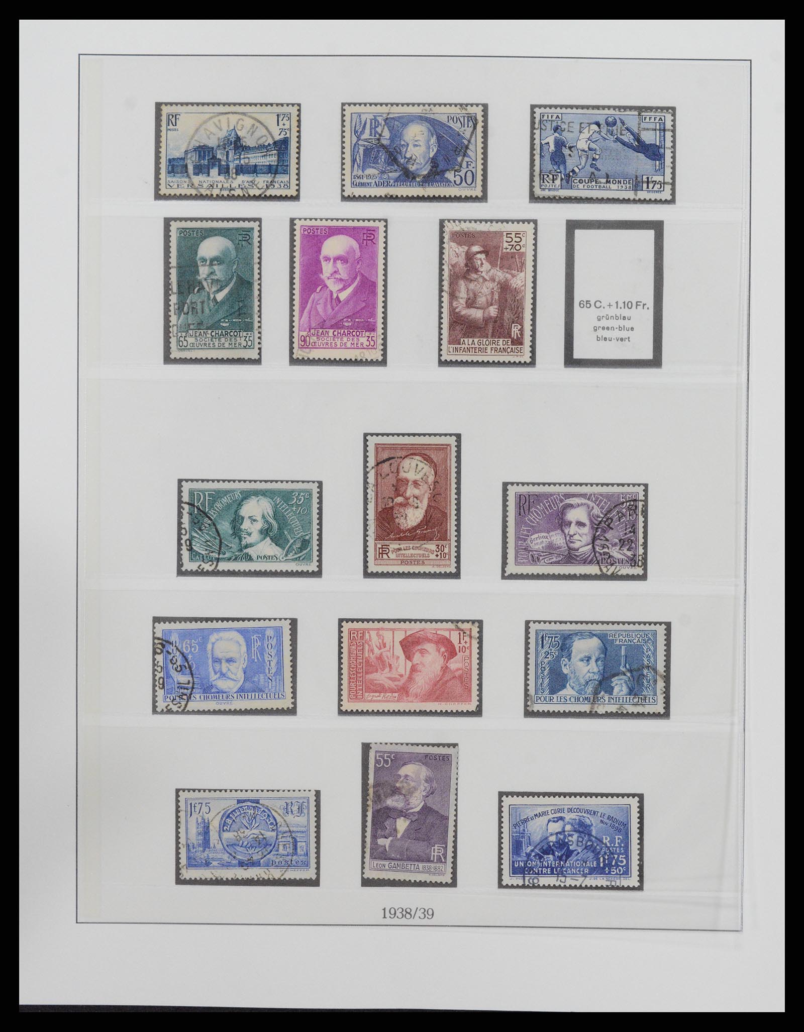 37719 030 - Postzegelverzameling 37719 Frankrijk 1849-2009.