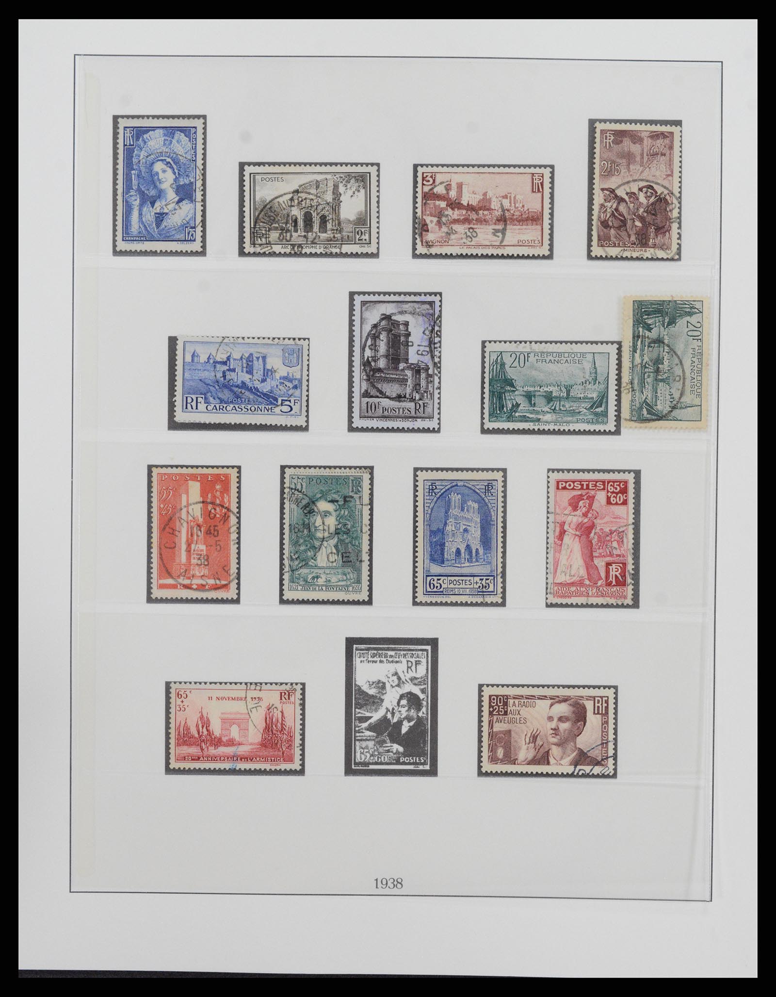 37719 031 - Postzegelverzameling 37719 Frankrijk 1849-2009.