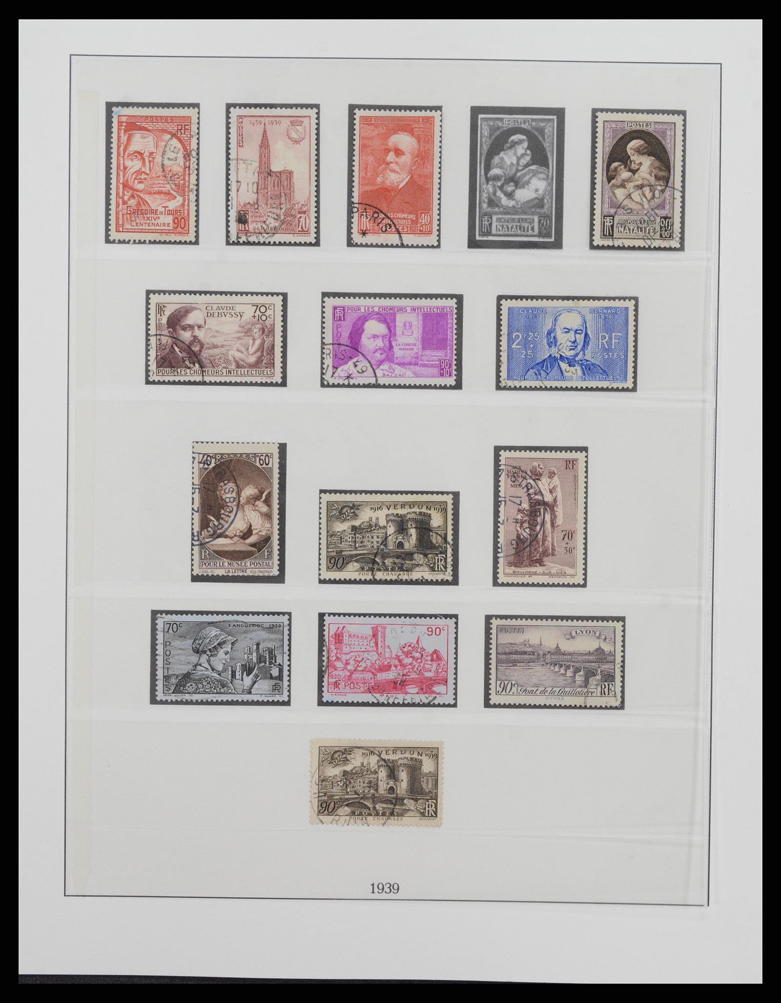 37719 033 - Postzegelverzameling 37719 Frankrijk 1849-2009.