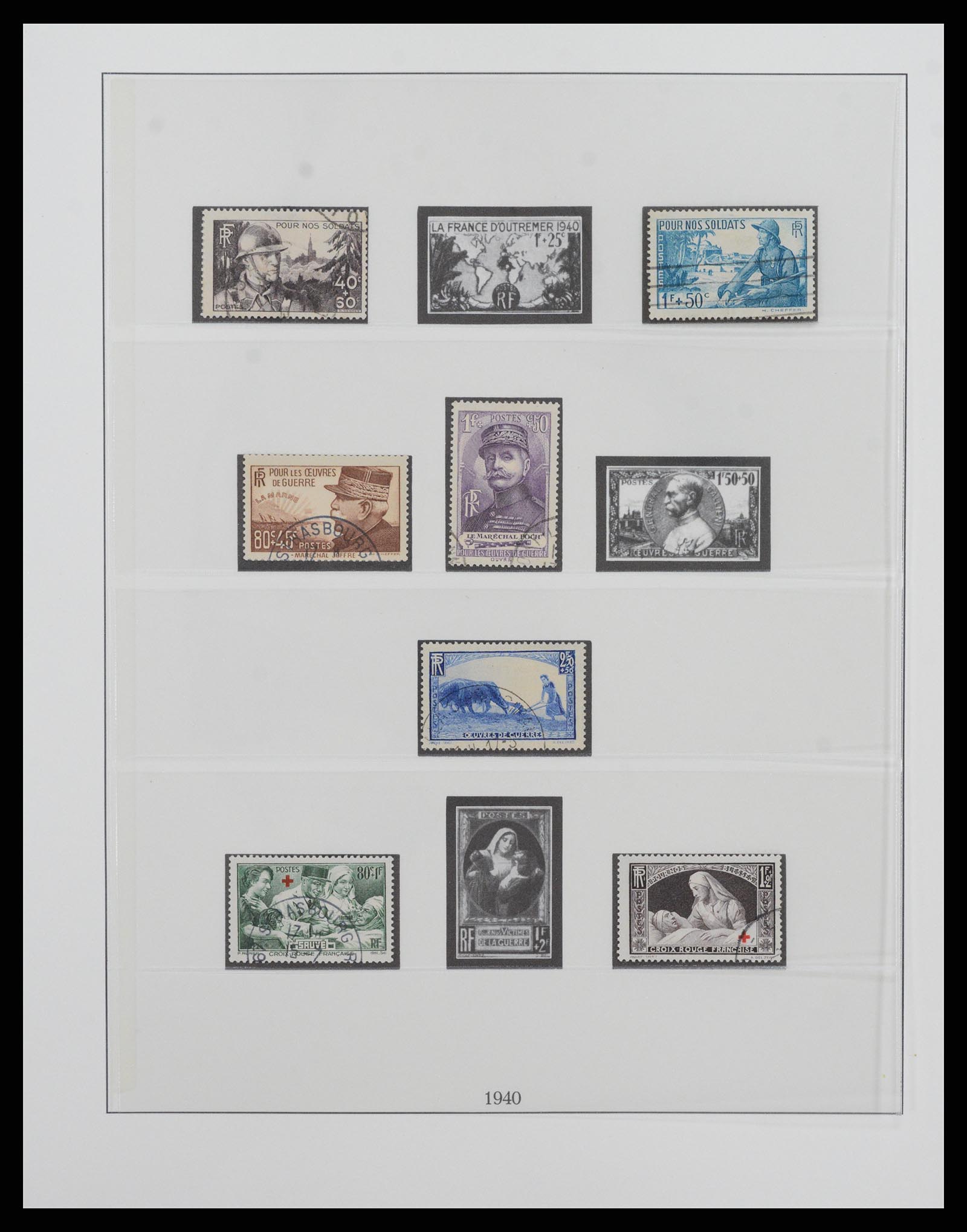 37719 034 - Postzegelverzameling 37719 Frankrijk 1849-2009.