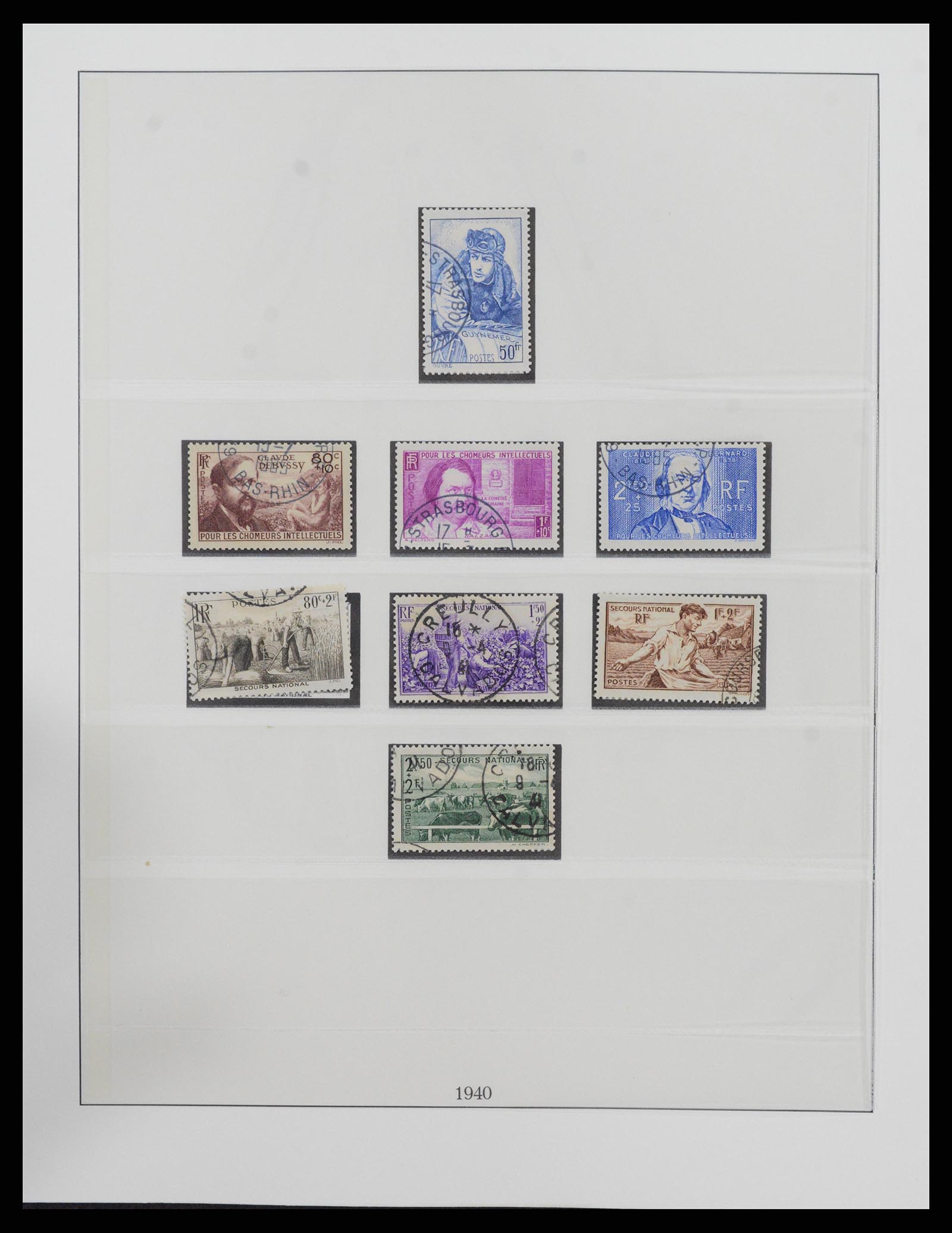 37719 035 - Postzegelverzameling 37719 Frankrijk 1849-2009.