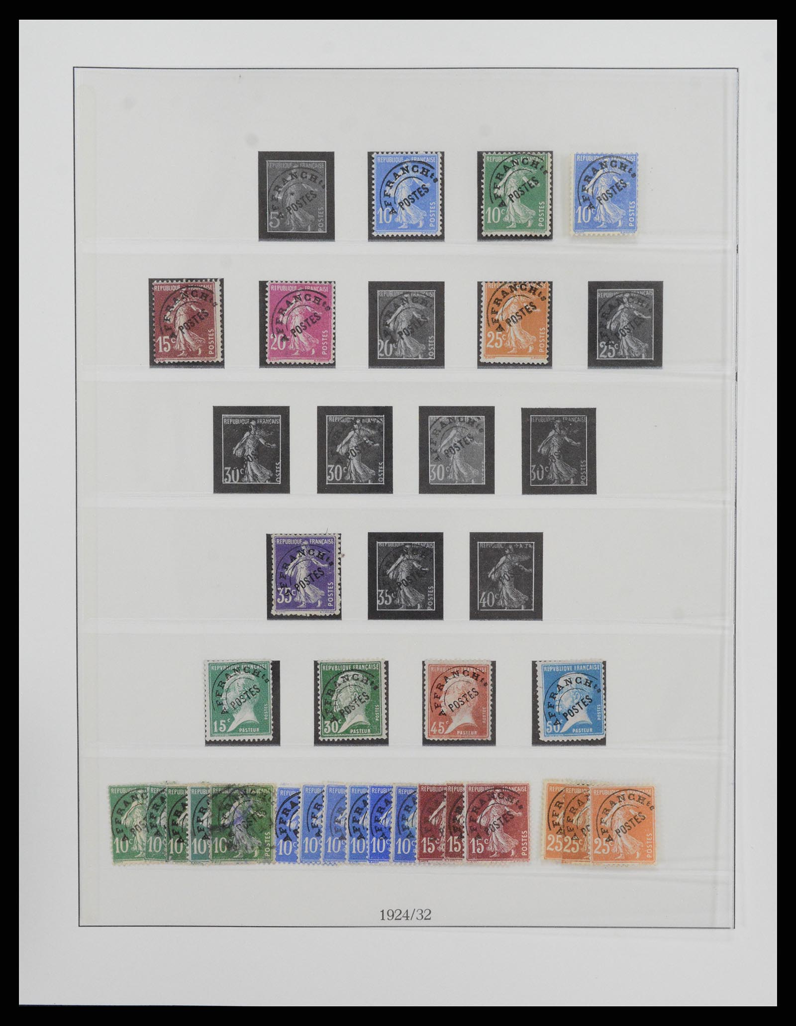 37719 042 - Stamp collection 37719 France 1849-2009.