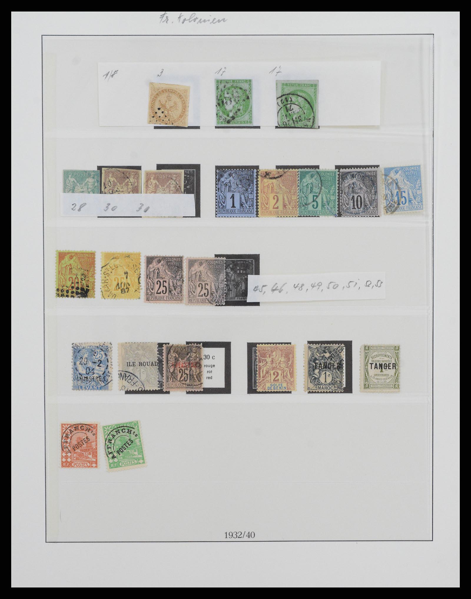 37719 046 - Postzegelverzameling 37719 Frankrijk 1849-2009.