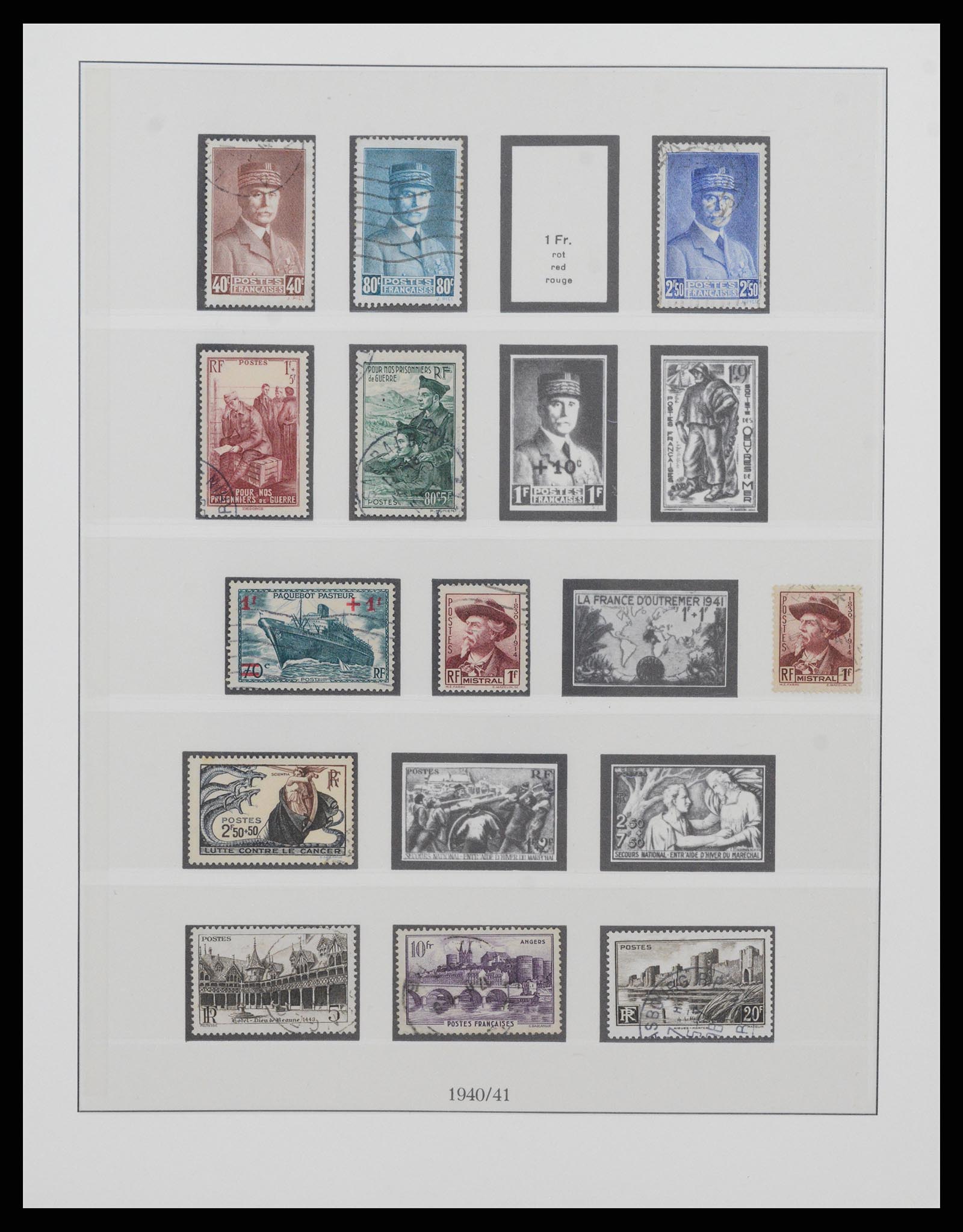 37719 047 - Postzegelverzameling 37719 Frankrijk 1849-2009.
